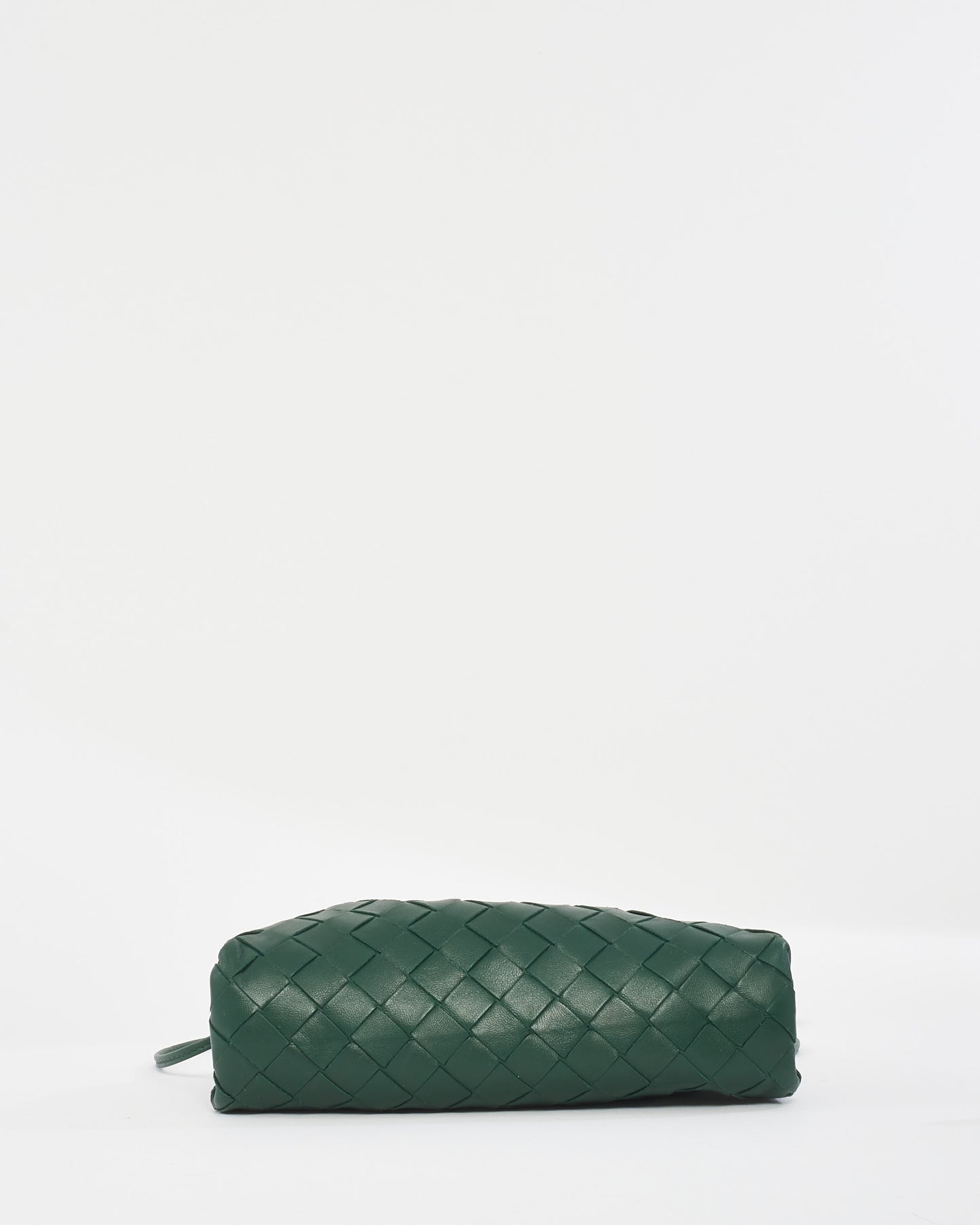 Bottega Veneta Green Mini Pouch Clutch Crossbody Bag