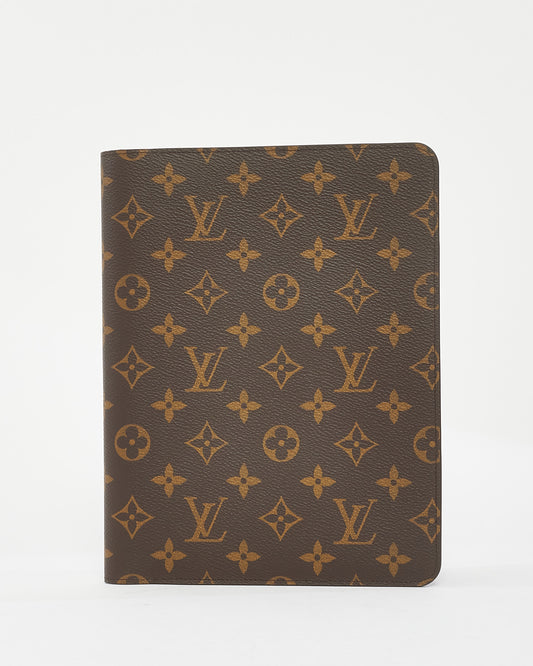 Couverture d
agenda de bureau en toile monogramme Louis Vuitton