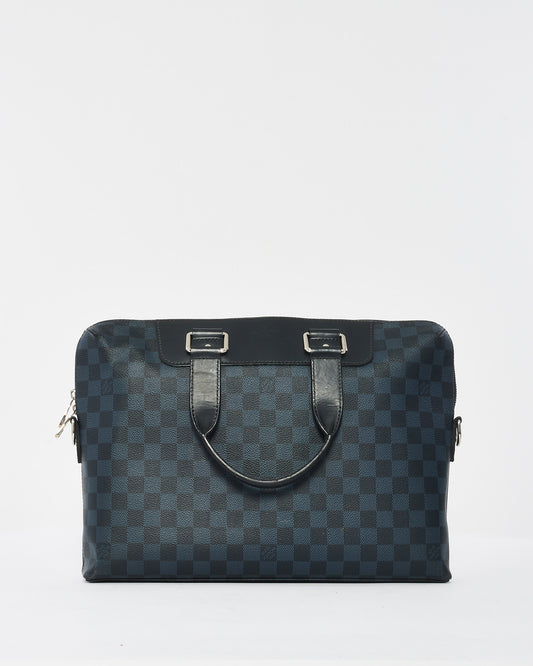 Louis Vuitton Damier Cobalt Porte Documents Jour Sac