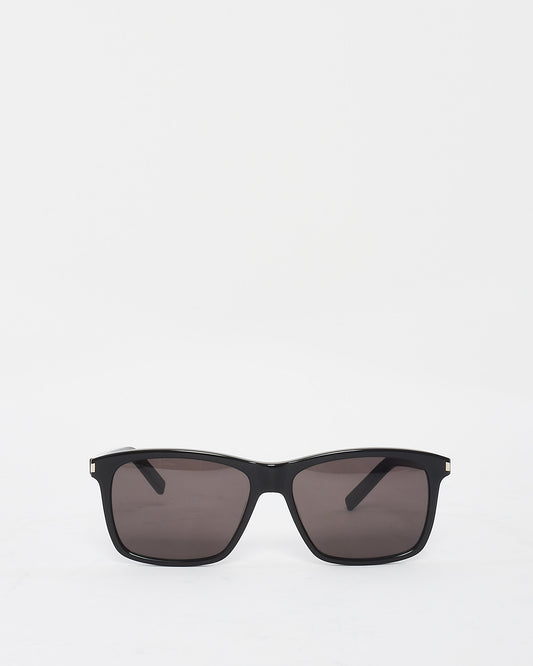 Saint Laurent Black Acetate Wayfarer Sunglasses SL339