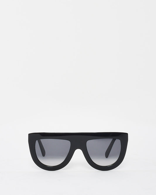 Celine Black Acetate Flat Top Sunglasses CL41398