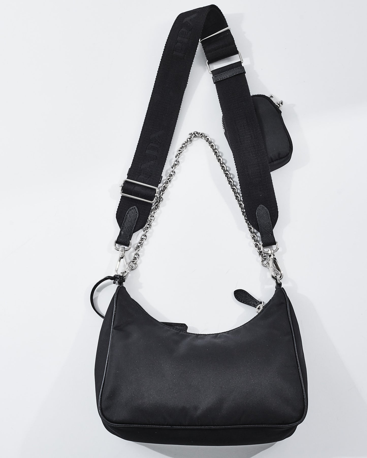 Prada Black Nylon Tessuto Re Edition 2005 Bag