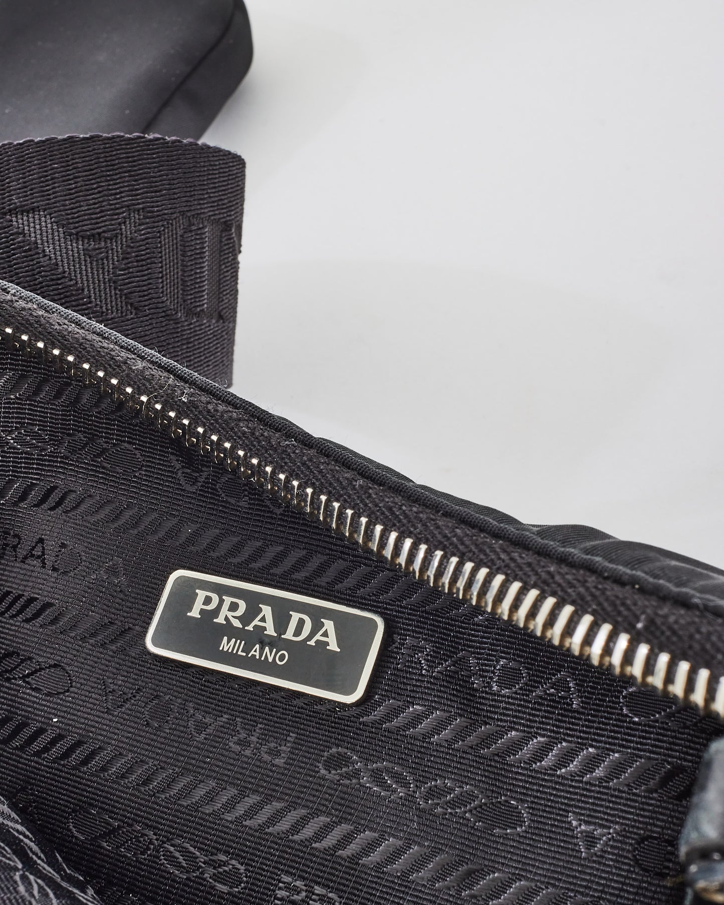 Prada Black Nylon Tessuto Re Edition 2005 Bag