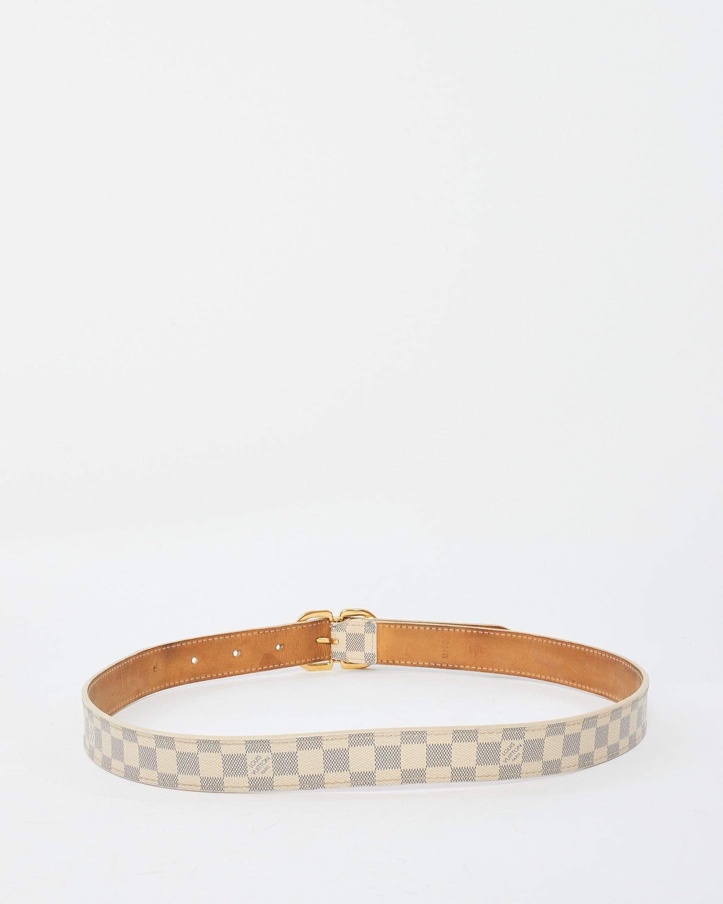 Louis Vuitton Damier Azur Canvas 25mm Mini Belt - 80/32