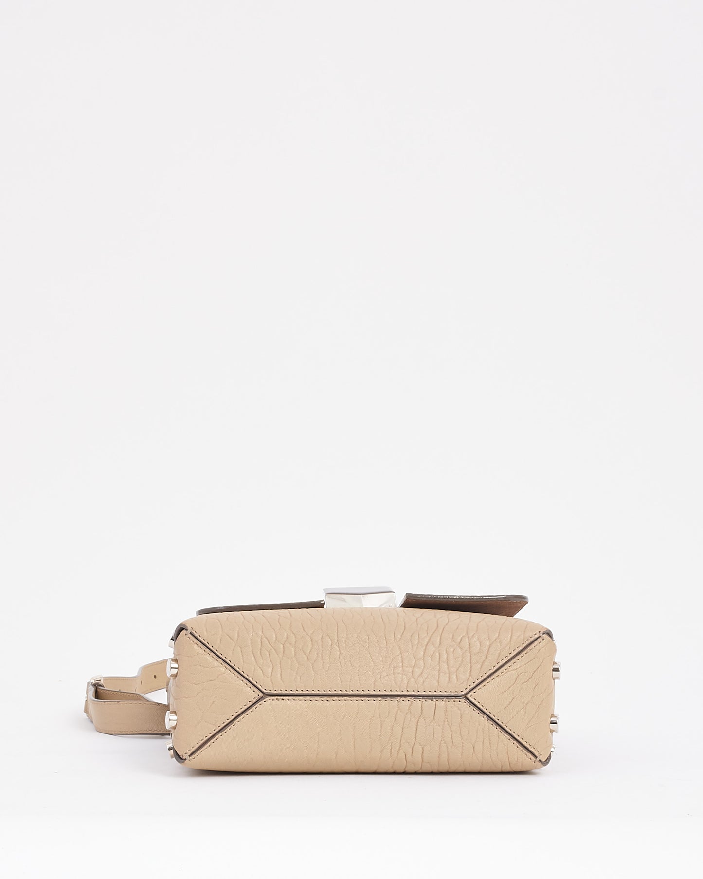 Jimmy Choo Beige Leather Lockett Shoulder Bag