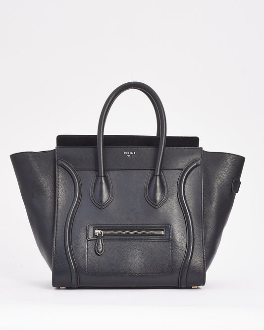 Celine Black Leather Mini Luggage Tote