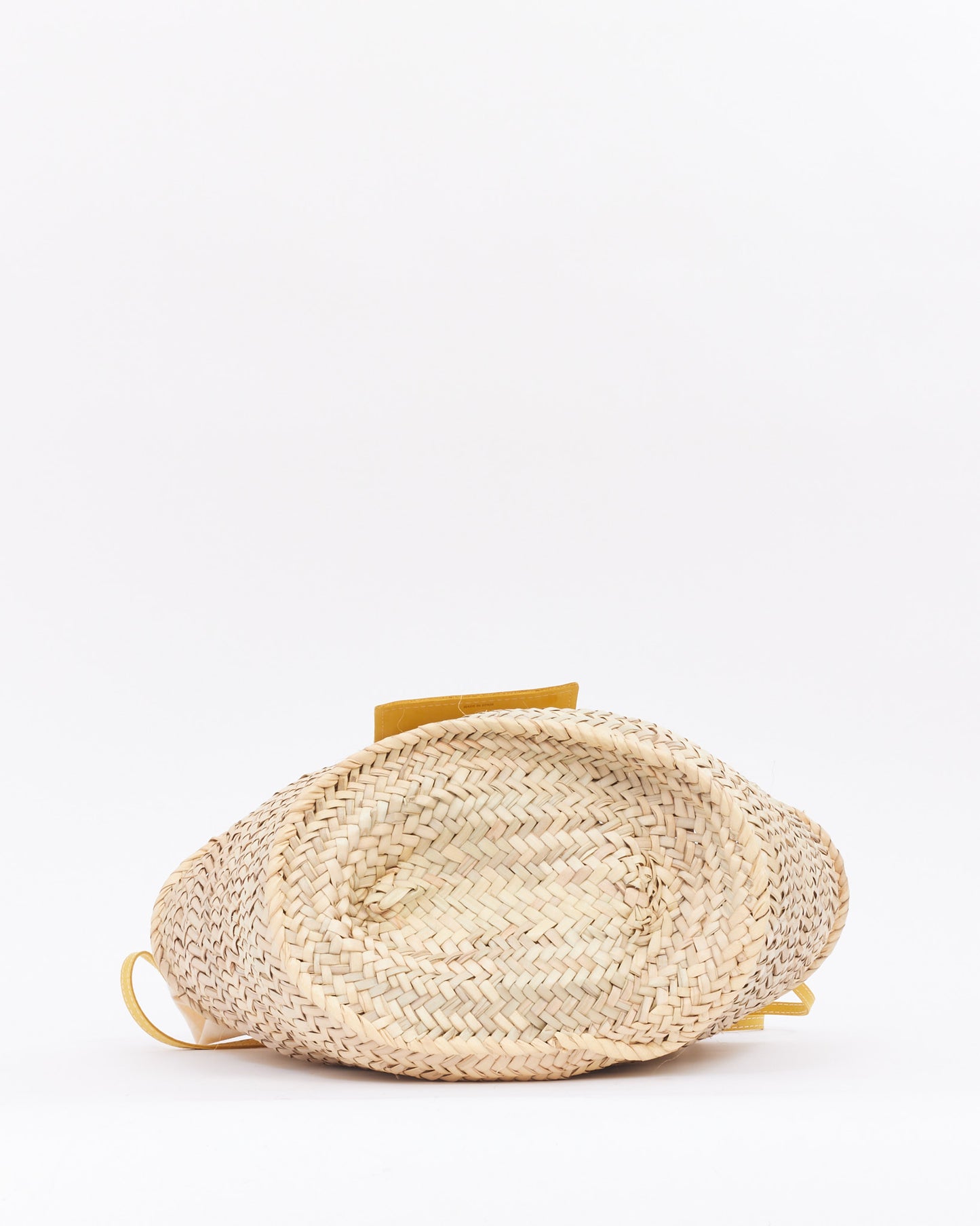 Jacquemus Beige 
Yellow Le Raphia 
Le Panier Soli
 Tote