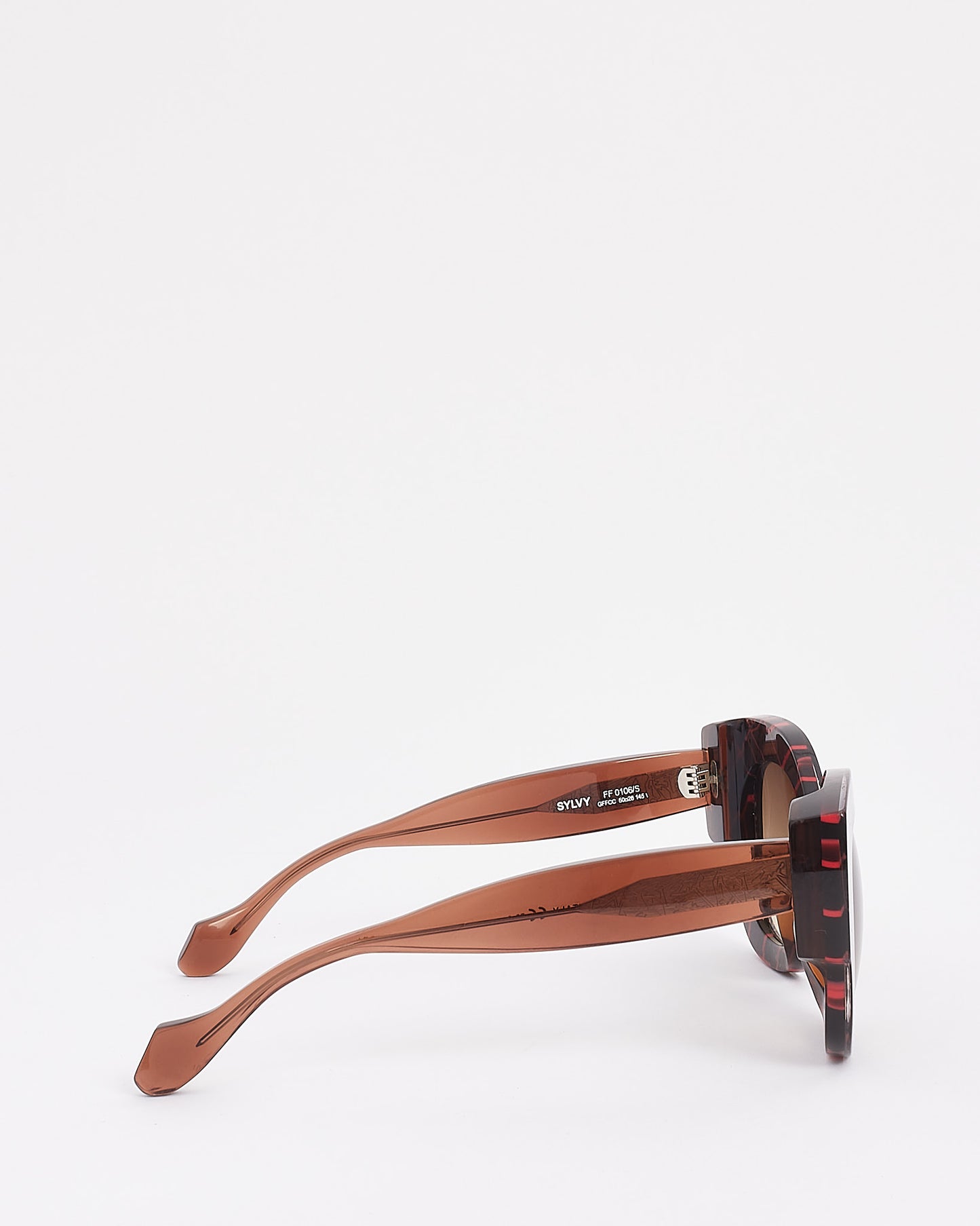 Fendi Dark Brown 
Red FF 0106 SYLVY Sunglasses