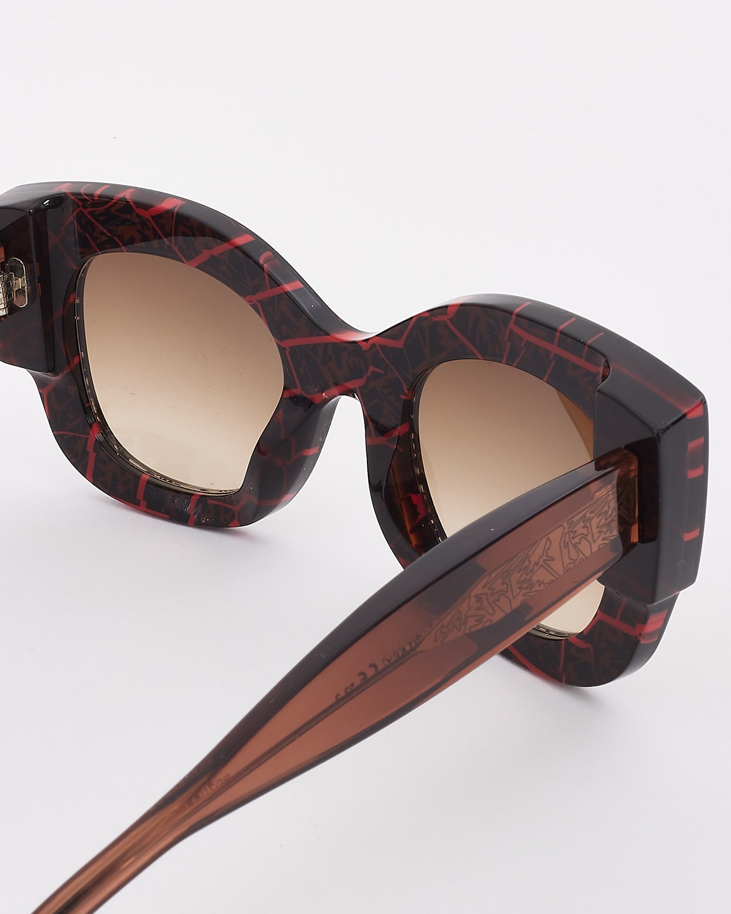 Fendi Dark Brown 
Red FF 0106 SYLVY Sunglasses