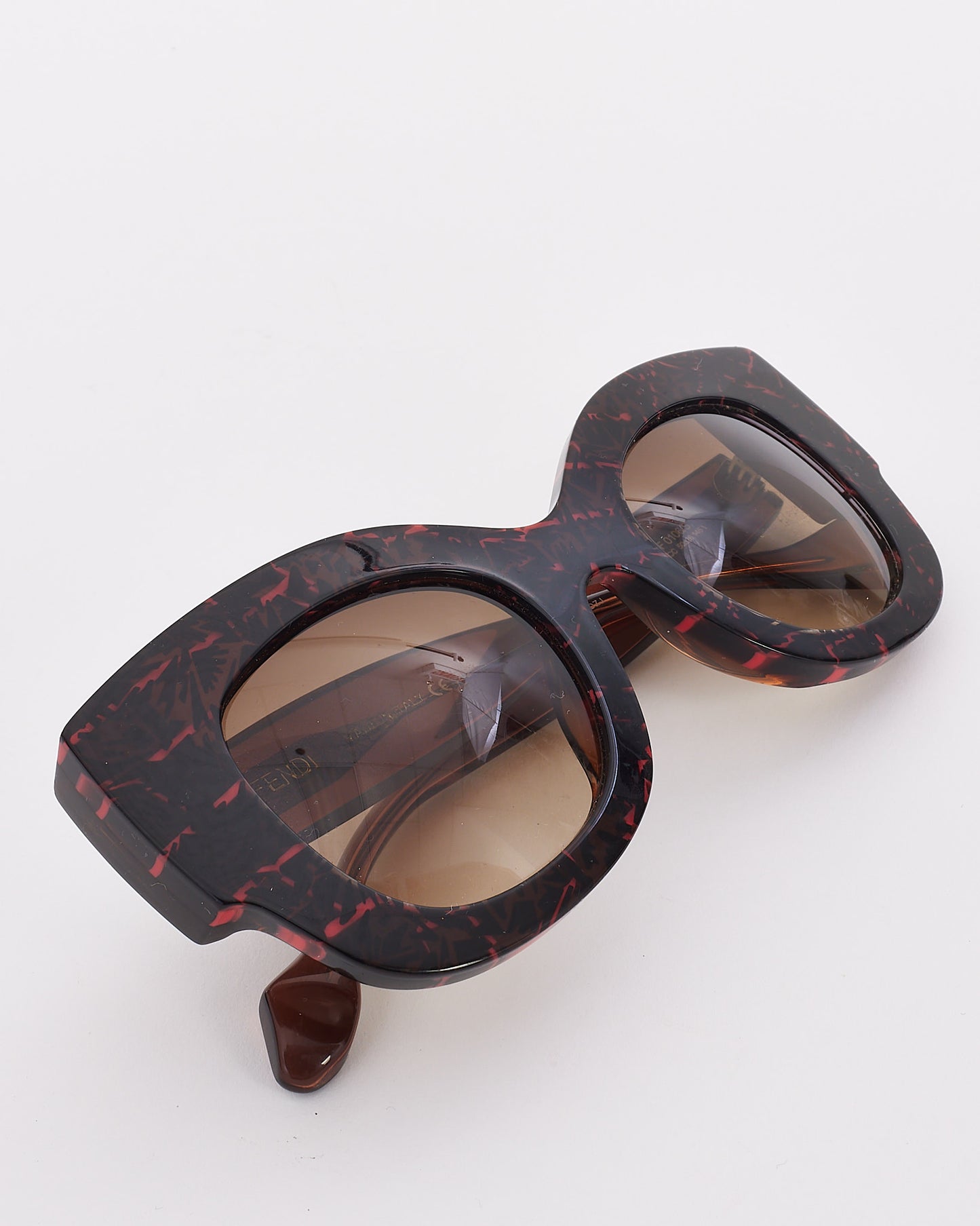 Fendi Dark Brown 
Red FF 0106 SYLVY Sunglasses