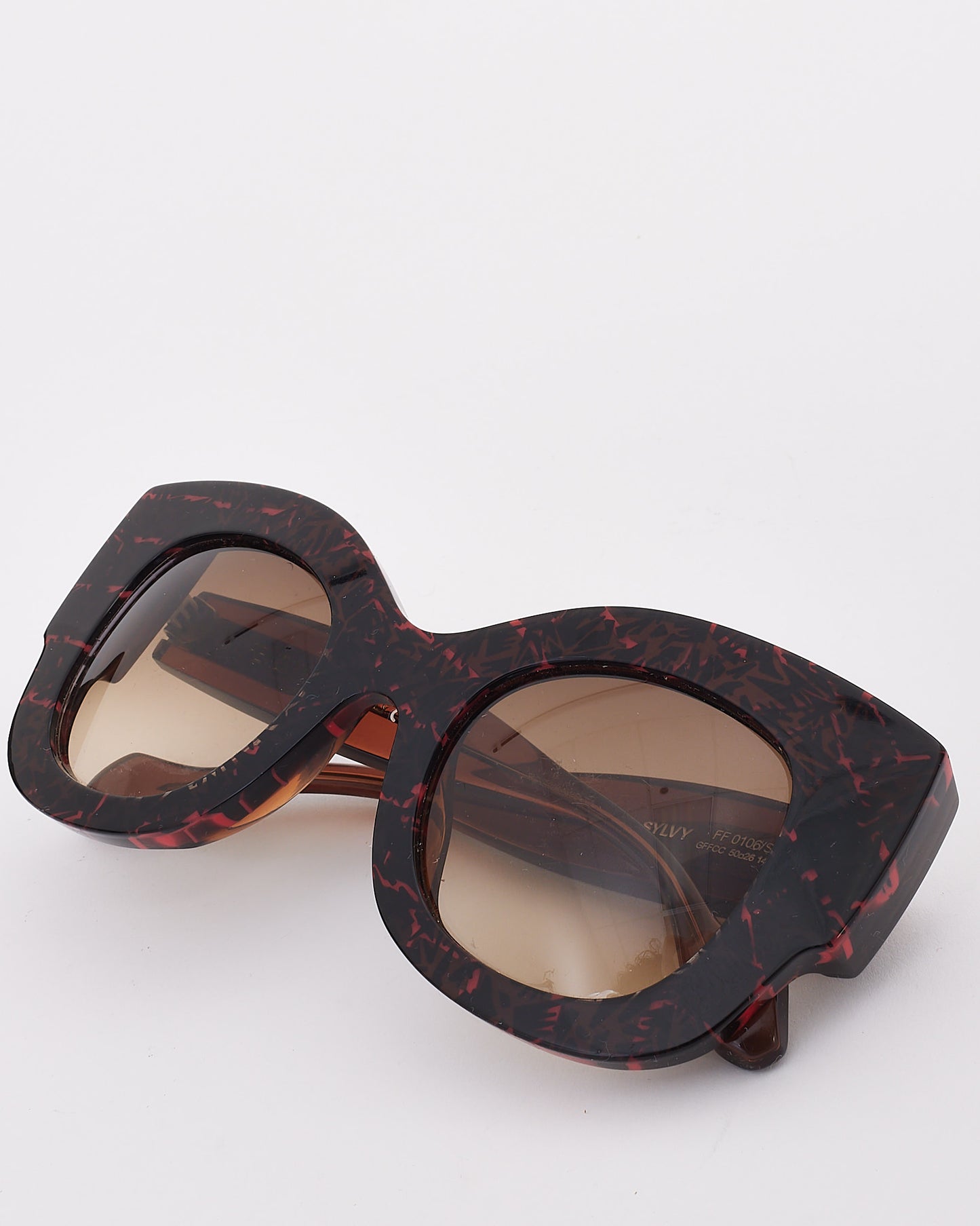 Fendi Dark Brown 
Red FF 0106 SYLVY Sunglasses