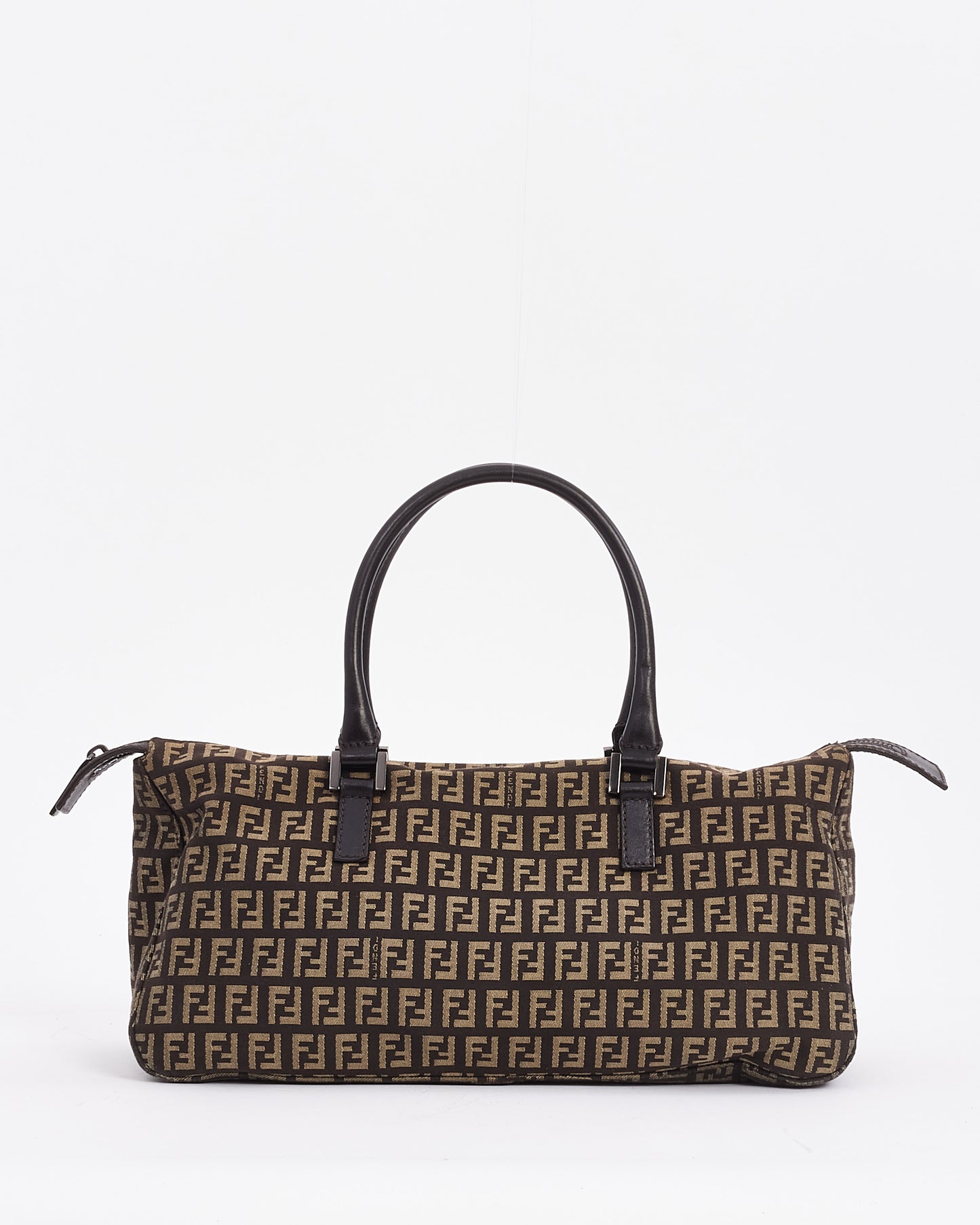 Fendi Brown Vintage Zucchino Top Handle Bag