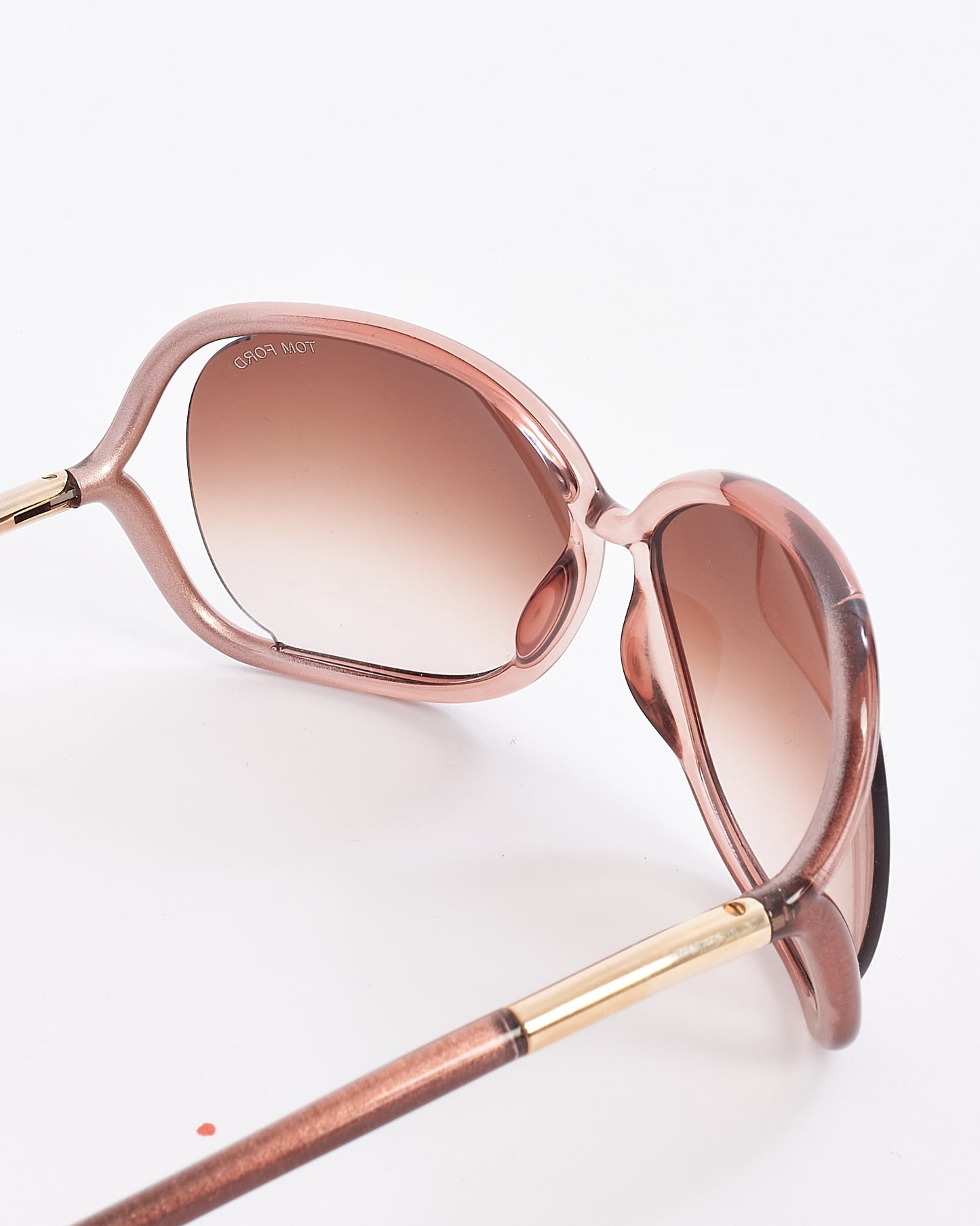 Tom Ford Pink Oversized Raquel TF76 Gradient Sunglasses