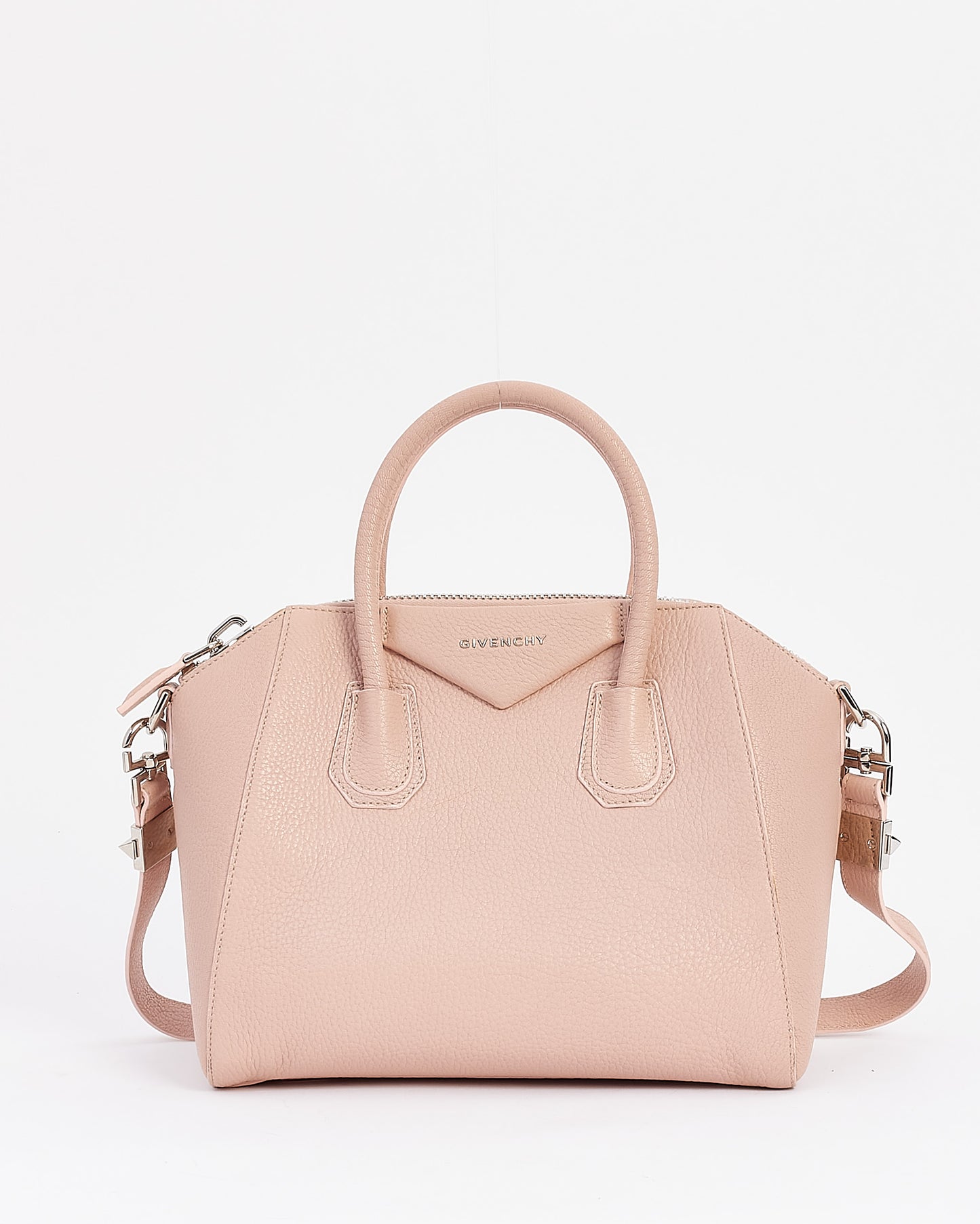 Givenchy Blush Pink Grained Leather Medium Antigona Bag