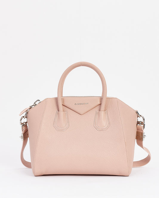 Givenchy Blush Pink Grained Leather Medium Antigona Bag