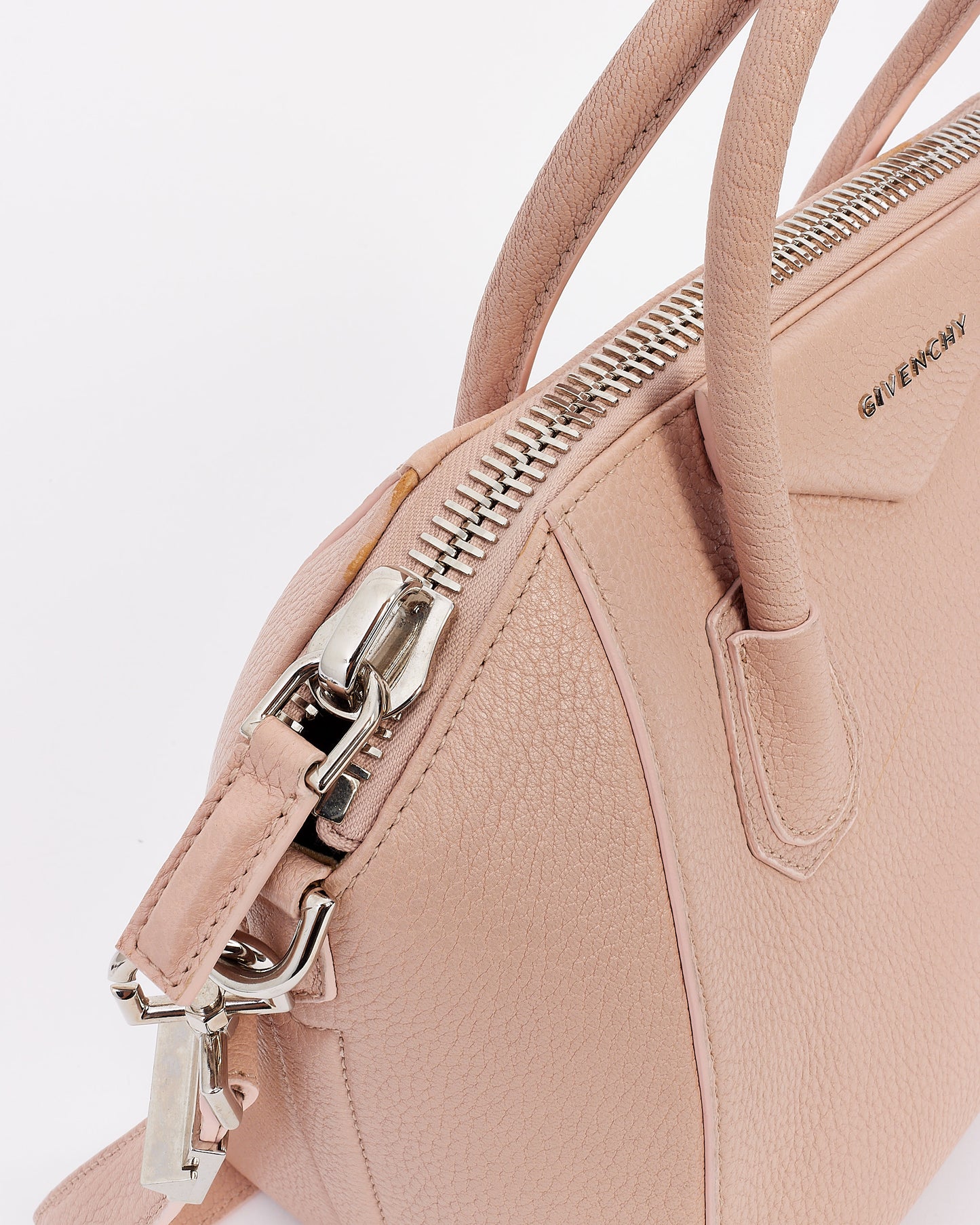 Givenchy Blush Pink Grained Leather Medium Antigona Bag