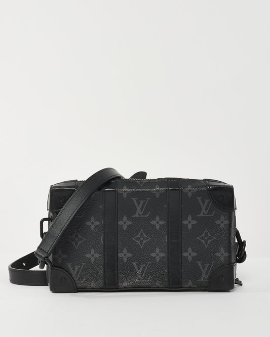 Louis Vuitton Monogram Eclipse Coated Canvas Soft Trunk Crossbody Bag