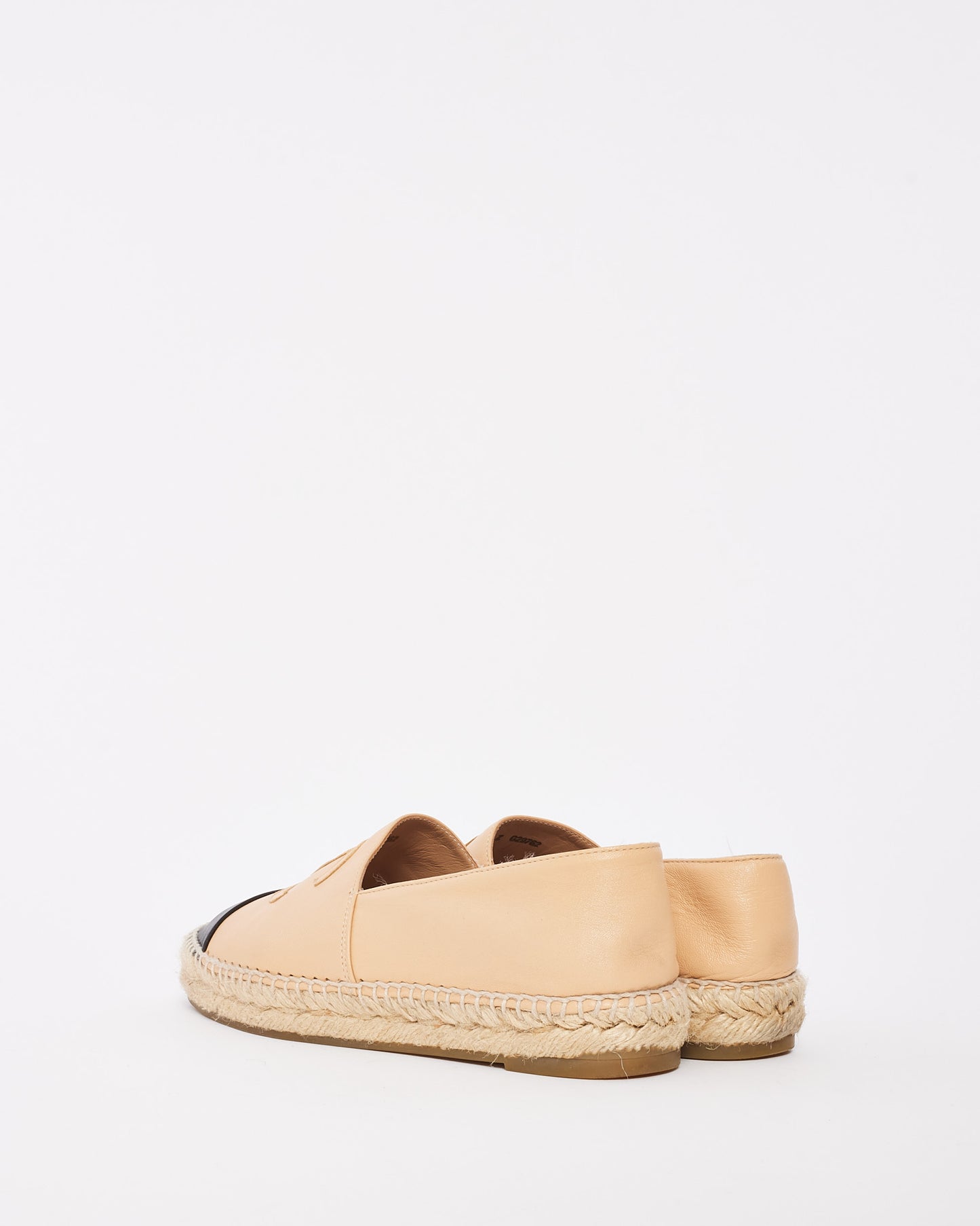 Espadrilles en cuir beige Chanel - 37