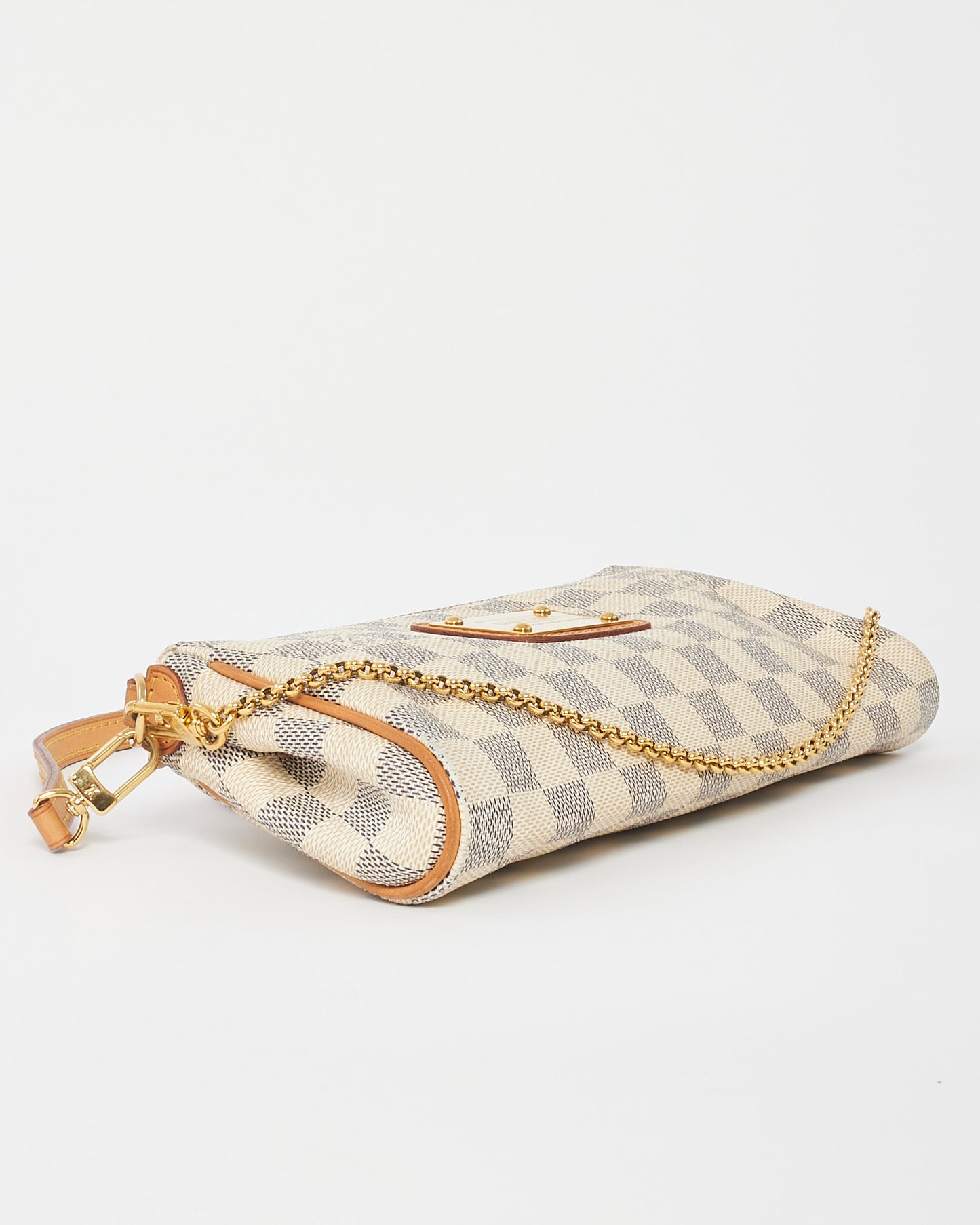 Louis Vuitton Damier Azur Canvas Eva Clutch Bag