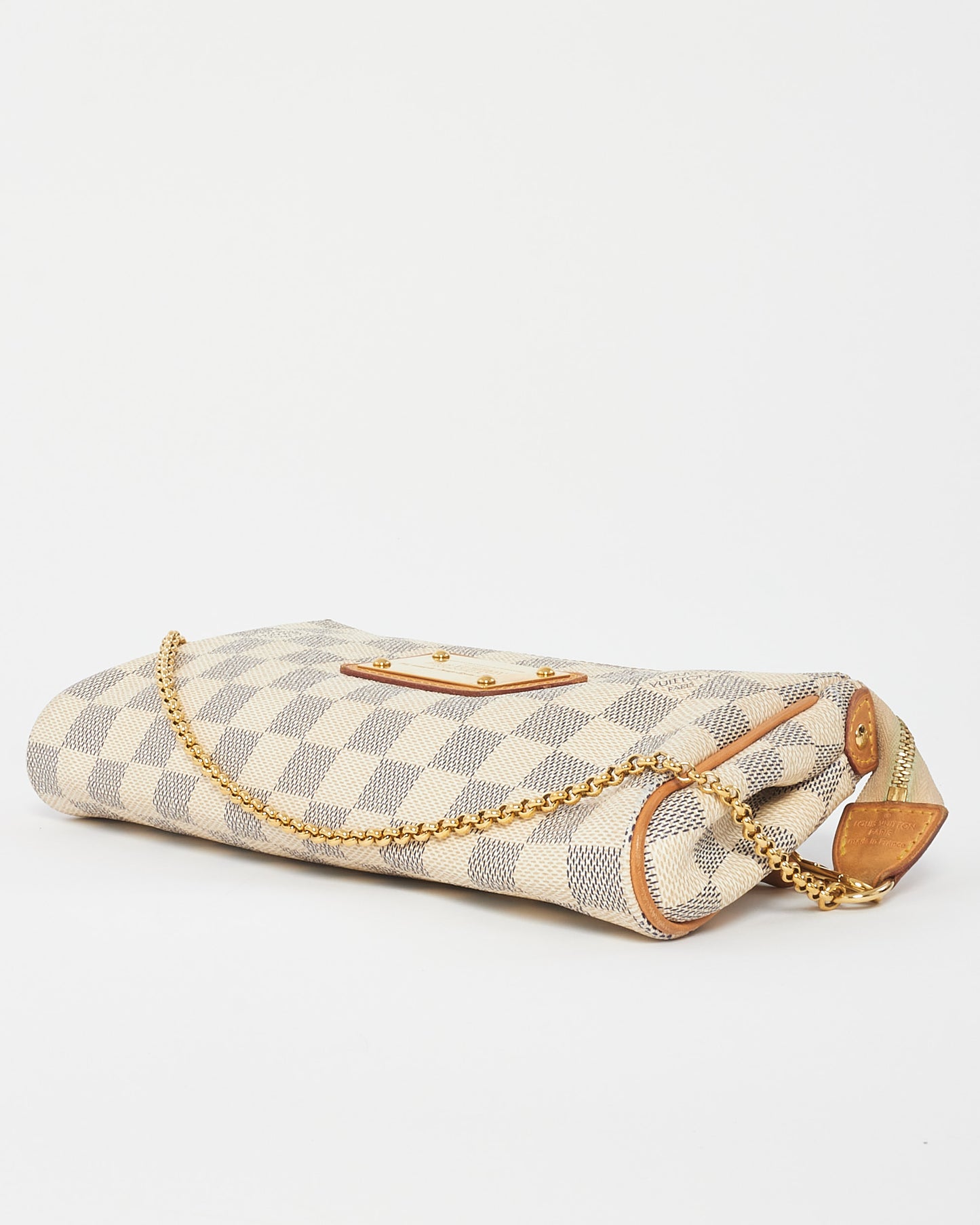 Louis Vuitton Damier Azur Canvas Eva Clutch Bag