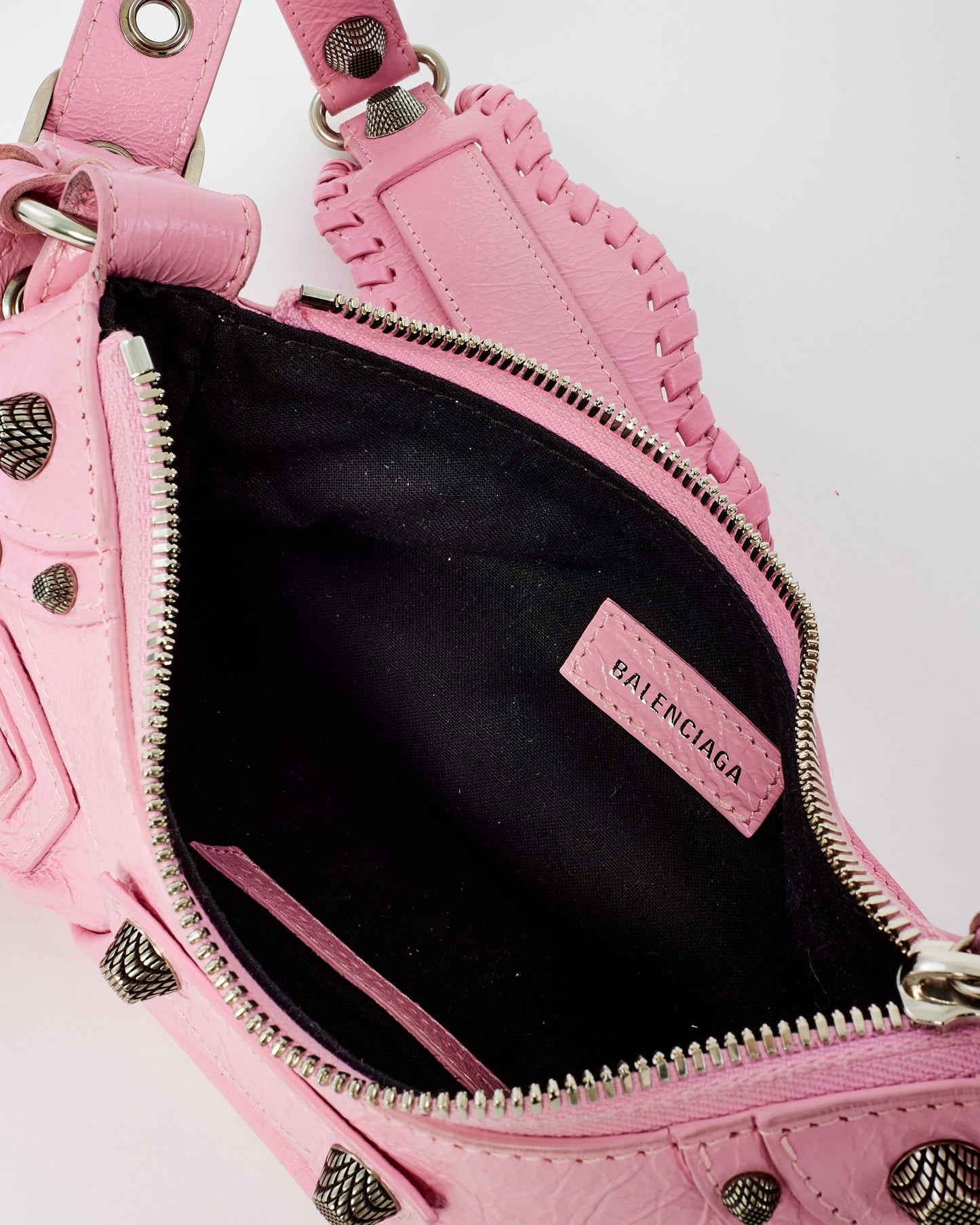 Balenciaga Pink Leather XS Le Cagole Shoulder Bag