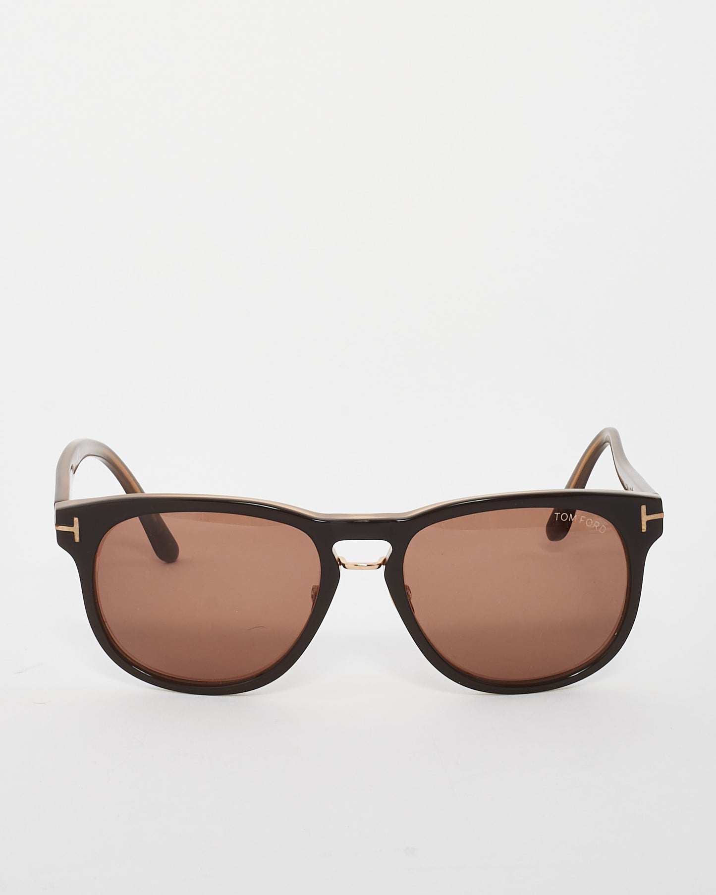 Tom Ford Brown Acetate Franklin TF346 Sunglasses