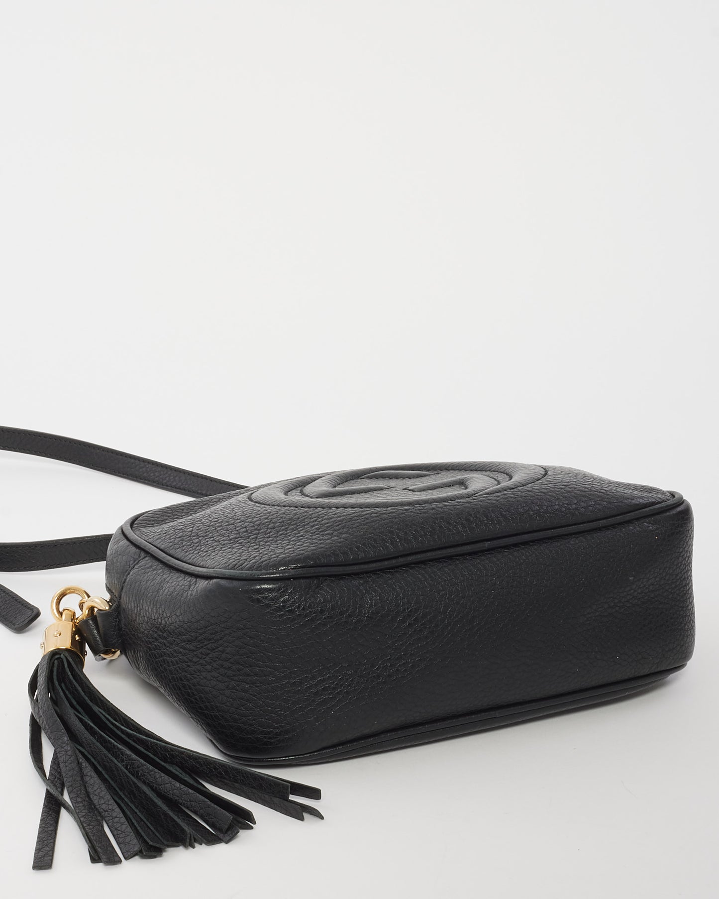 Gucci Black Leather Soho Disco Crossbody Bag