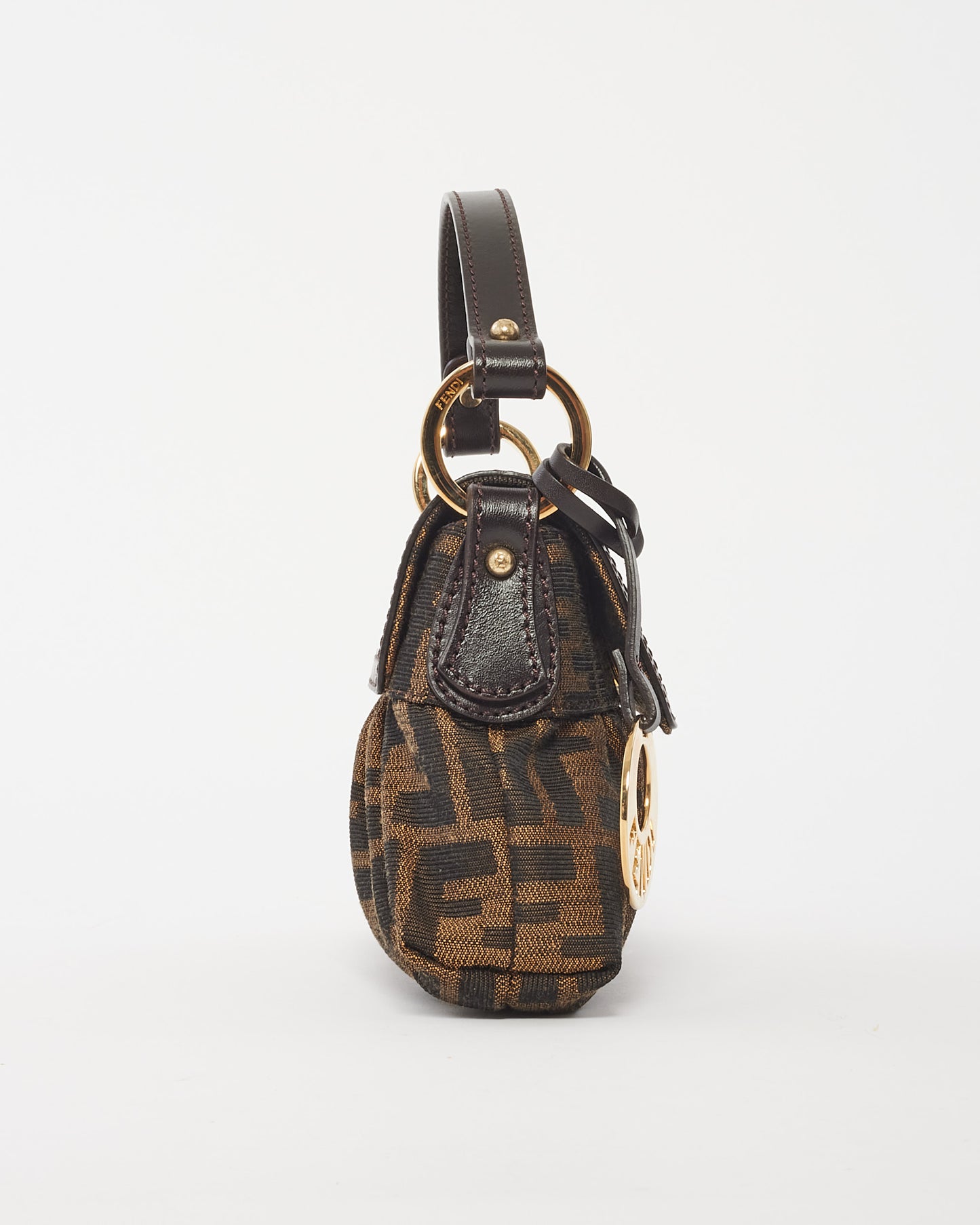 Fendi Brown Zucca Print Canvas Mini Bag