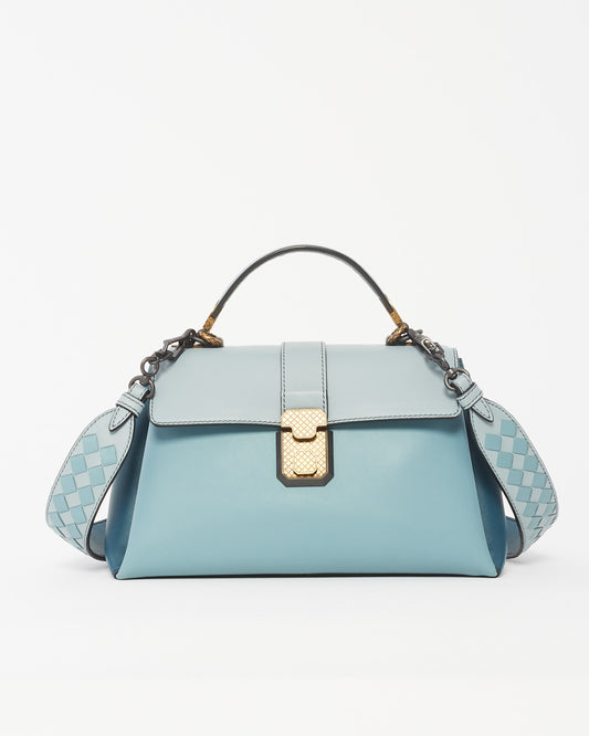 Bottega Veneta petit sac Piazza en nappa bleu