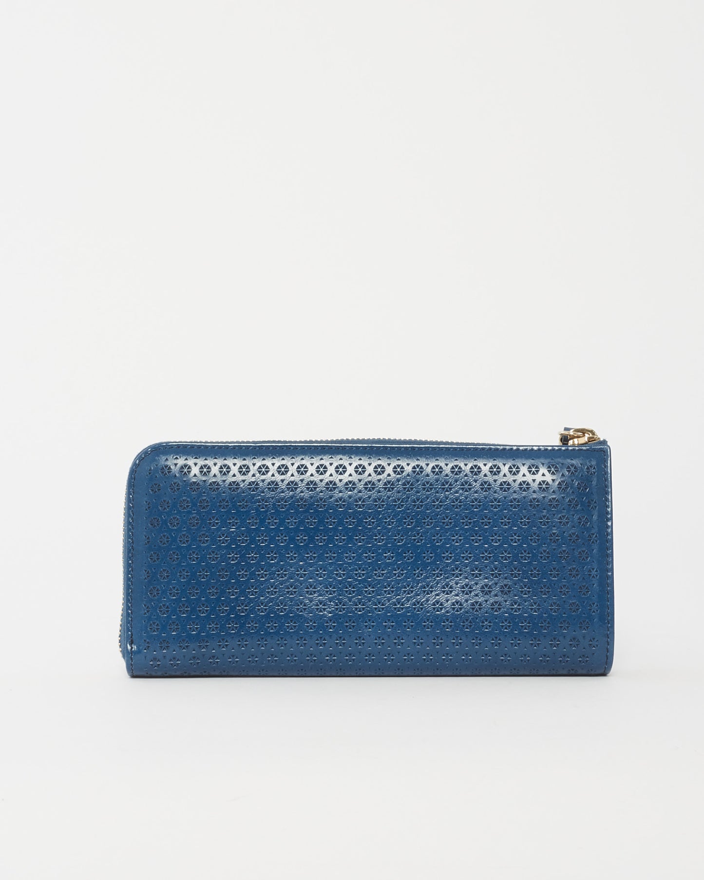 Tod
s Blue Zip Long Wallet