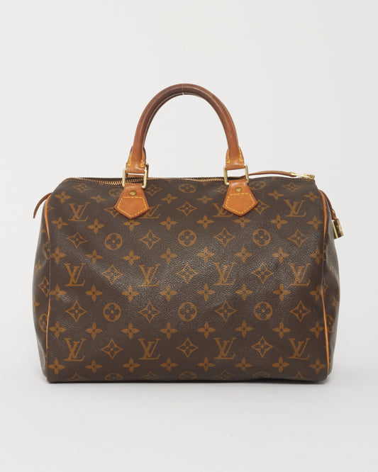 Louis Vuitton Monogram Canvas Speedy 30 Bag