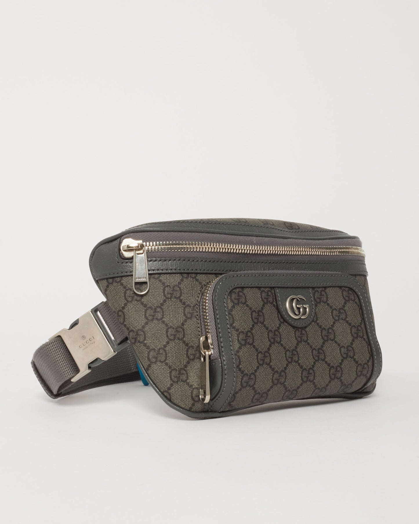 Sac ceinture Ophidia en toile suprême monogramme GG gris Gucci