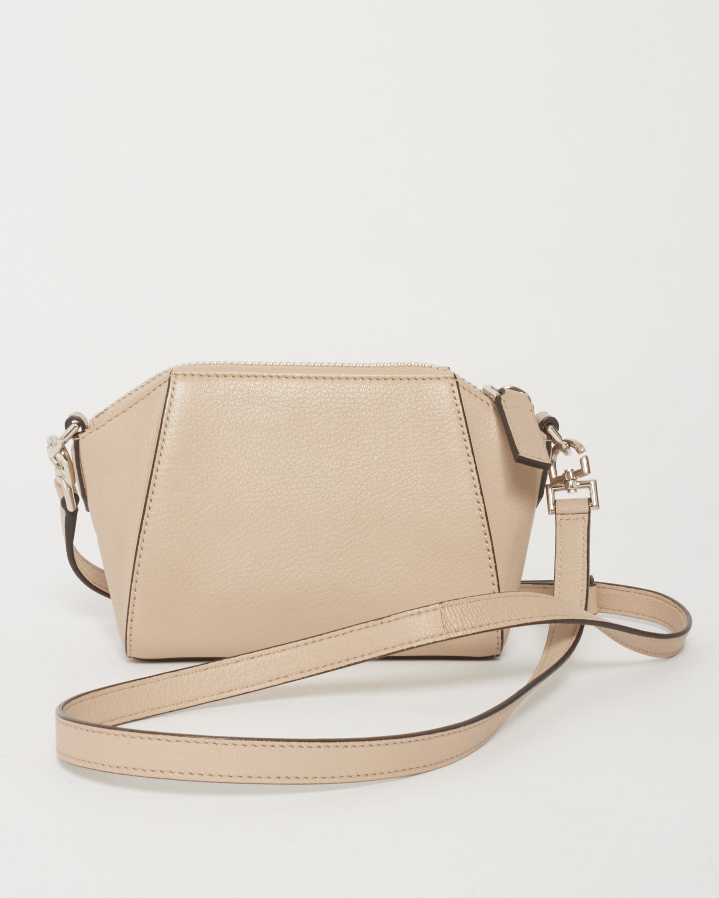 Givenchy Beige "Dune" Leather Nano Antigona Crossbody Bag