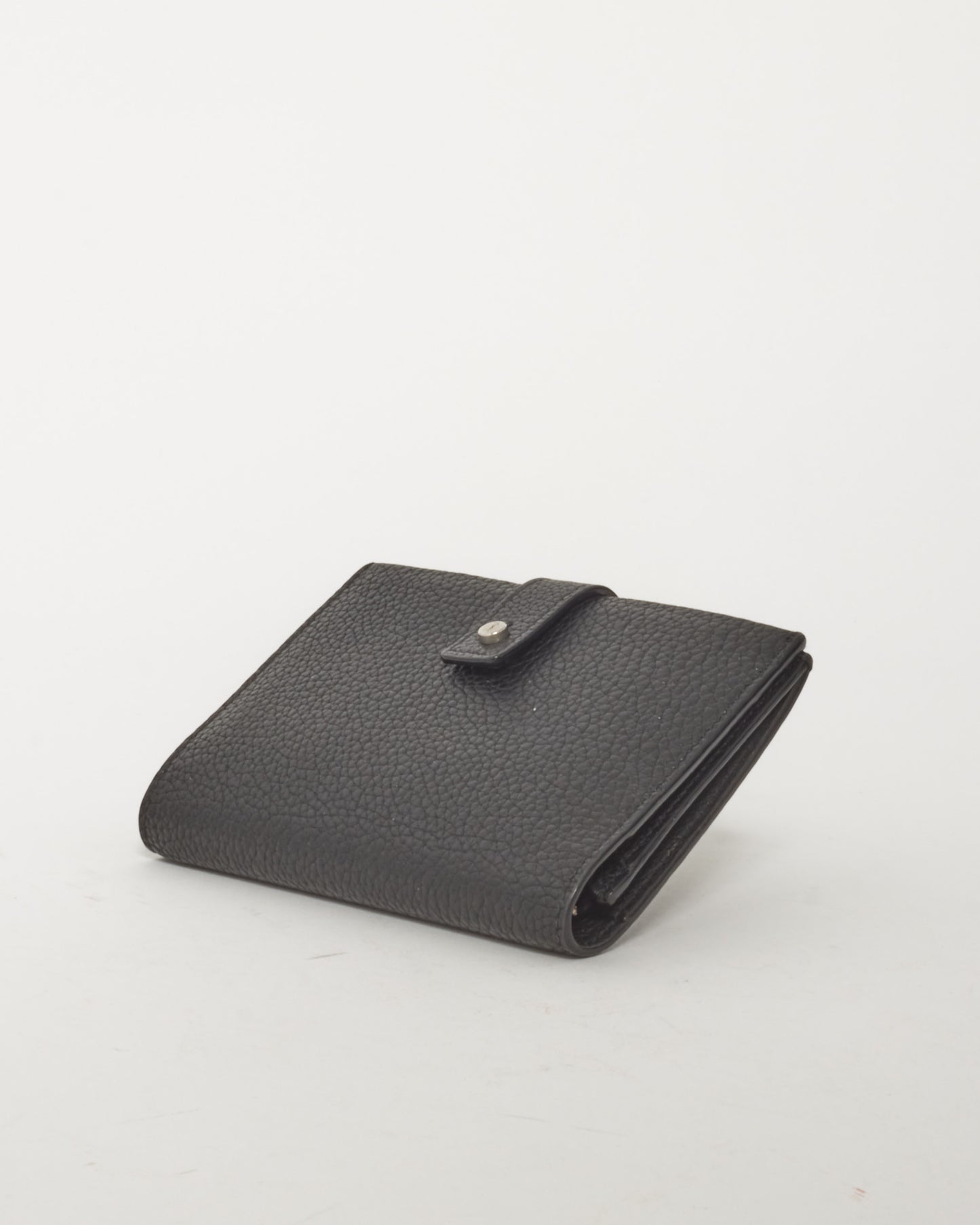 Saint Laurent Black Leather "Sac Du Jour" Compact Wallet