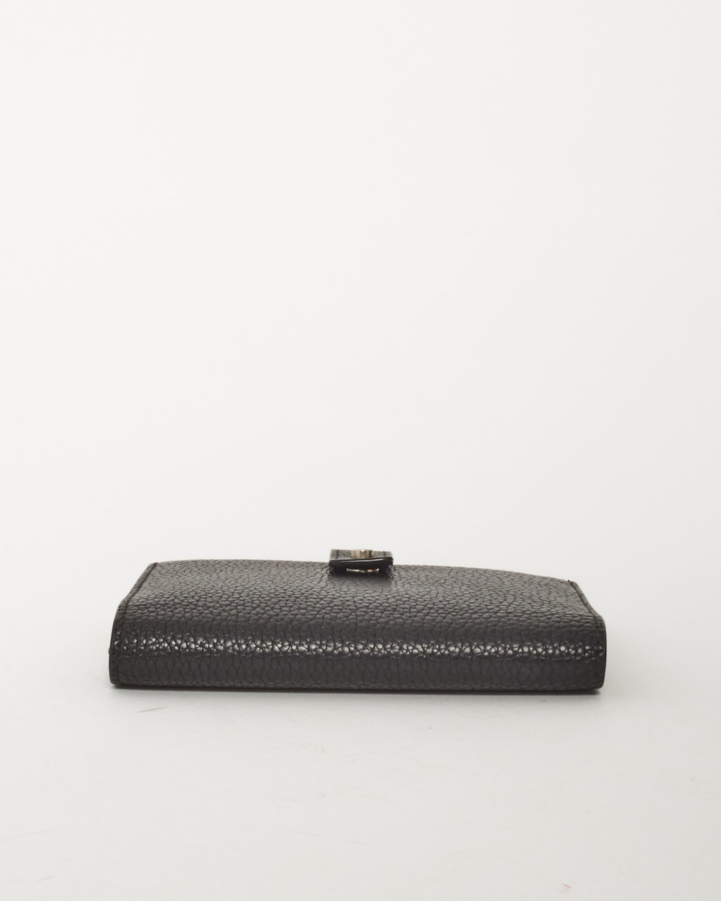 Saint Laurent Black Leather "Sac Du Jour" Compact Wallet