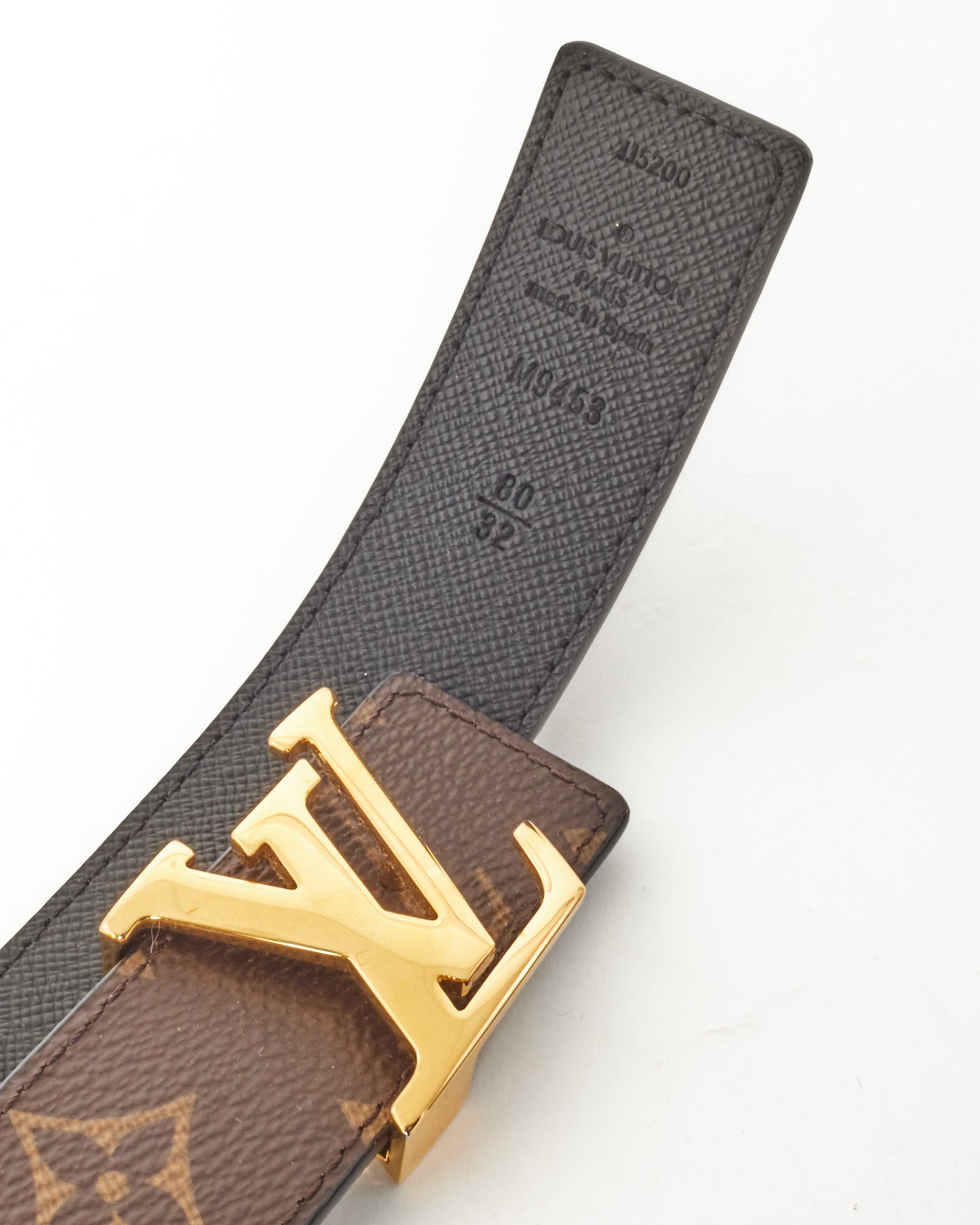 Louis Vuitton Canvas Reversible Monogram Belt - 80/32