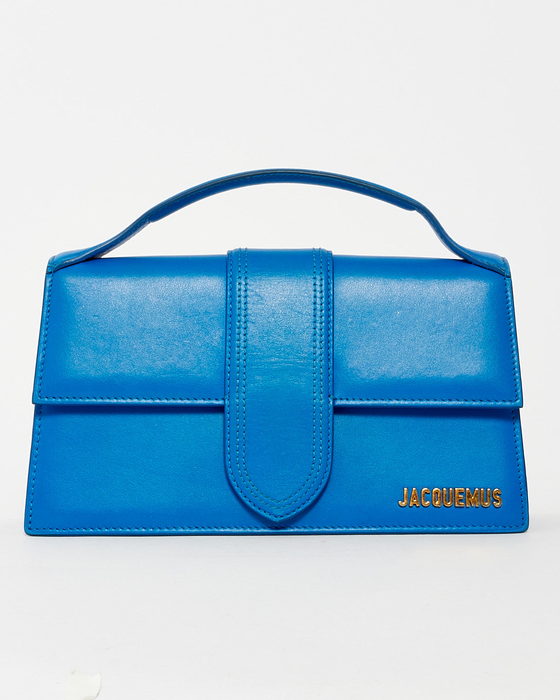 Jacquemus Blue Leather 
Le Grand Bambino
 Bag