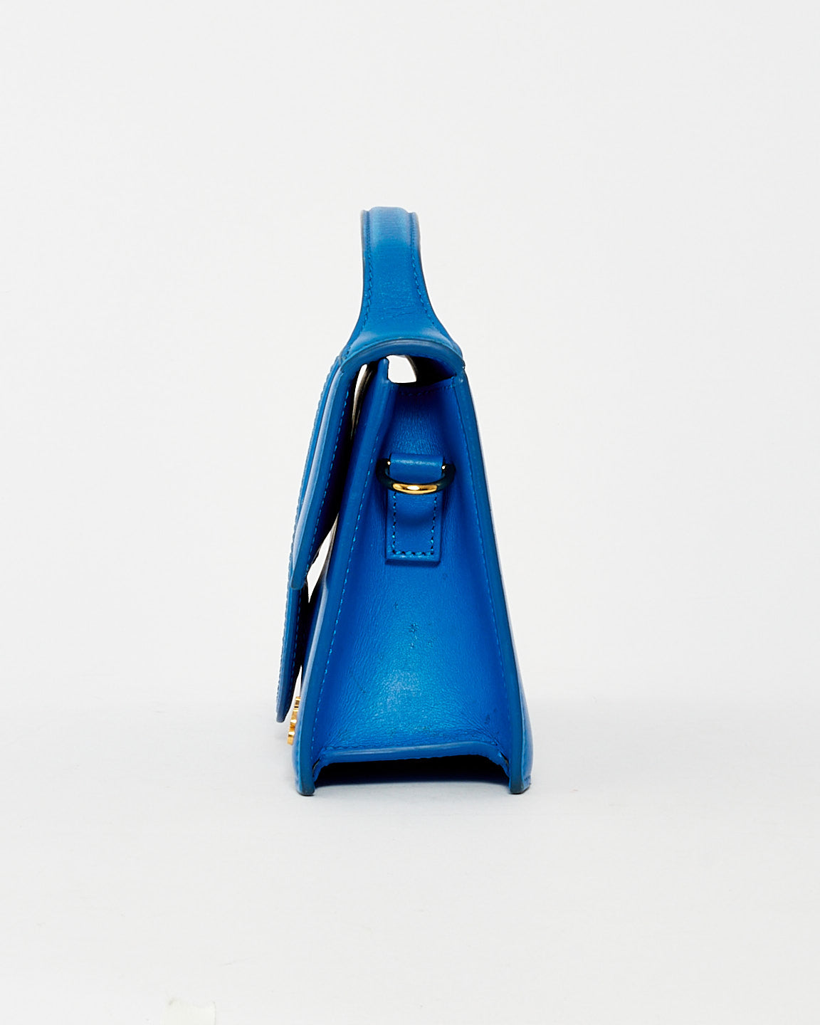 Jacquemus Blue Leather 
Le Grand Bambino
 Bag