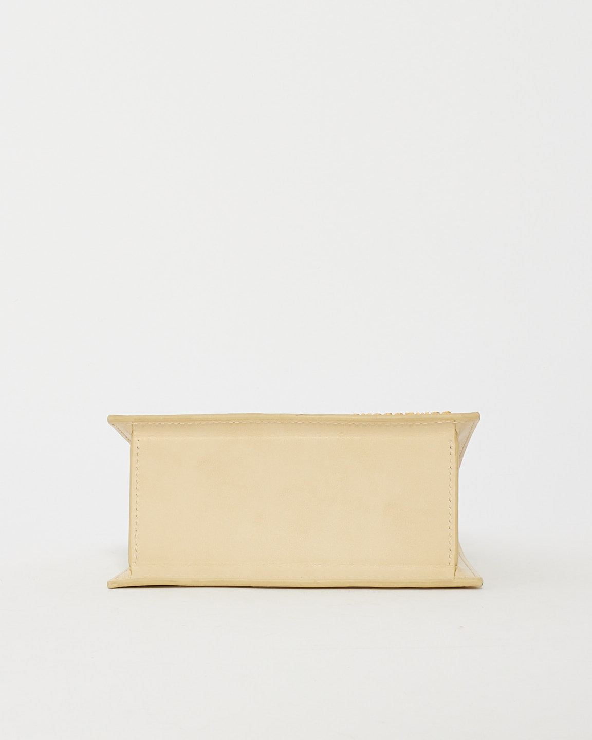 Jacquemus Cream Leather 
Le Chiquito Nœud
 Bag