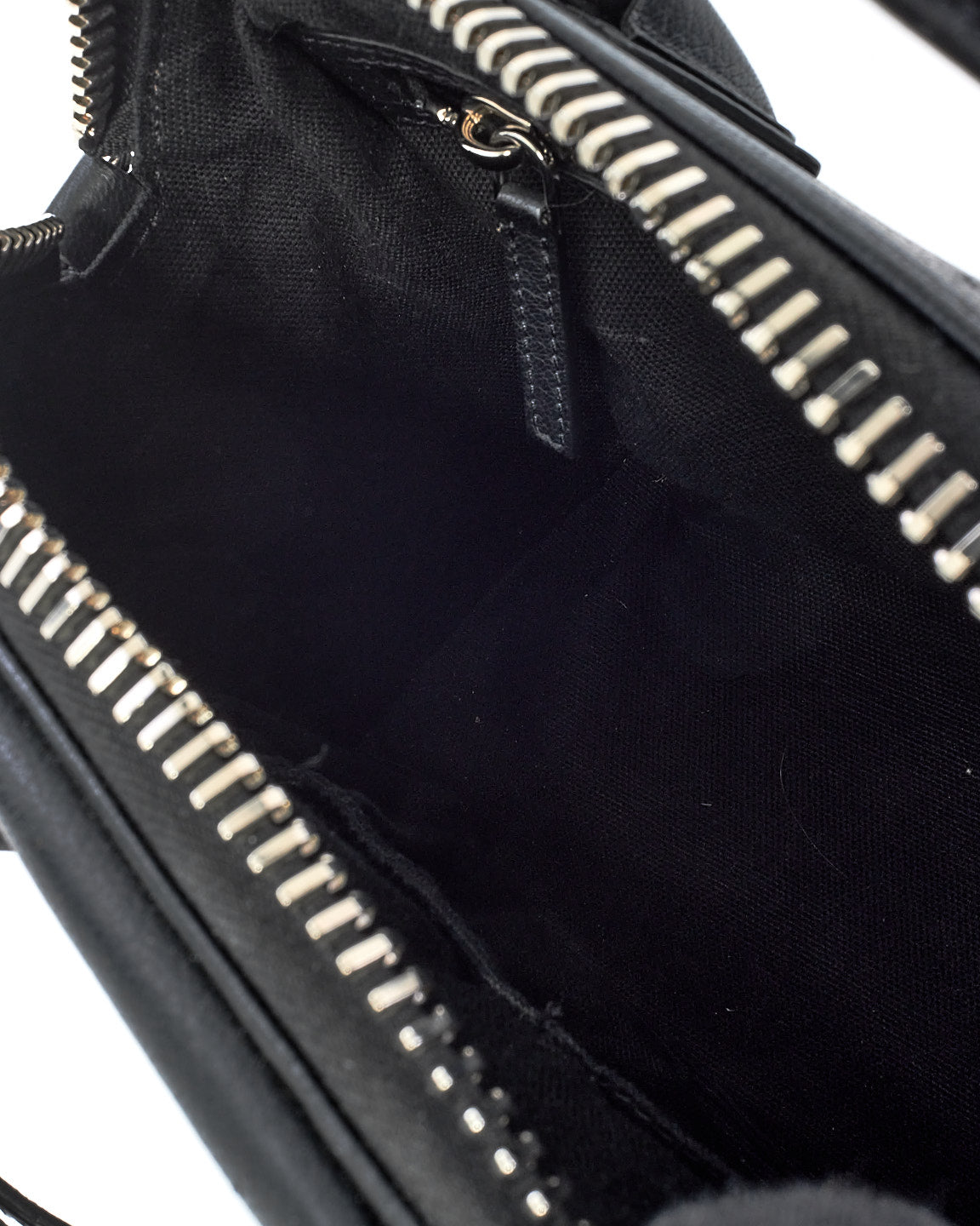 Givenchy Black Grained Leather Mini Antigona Bag