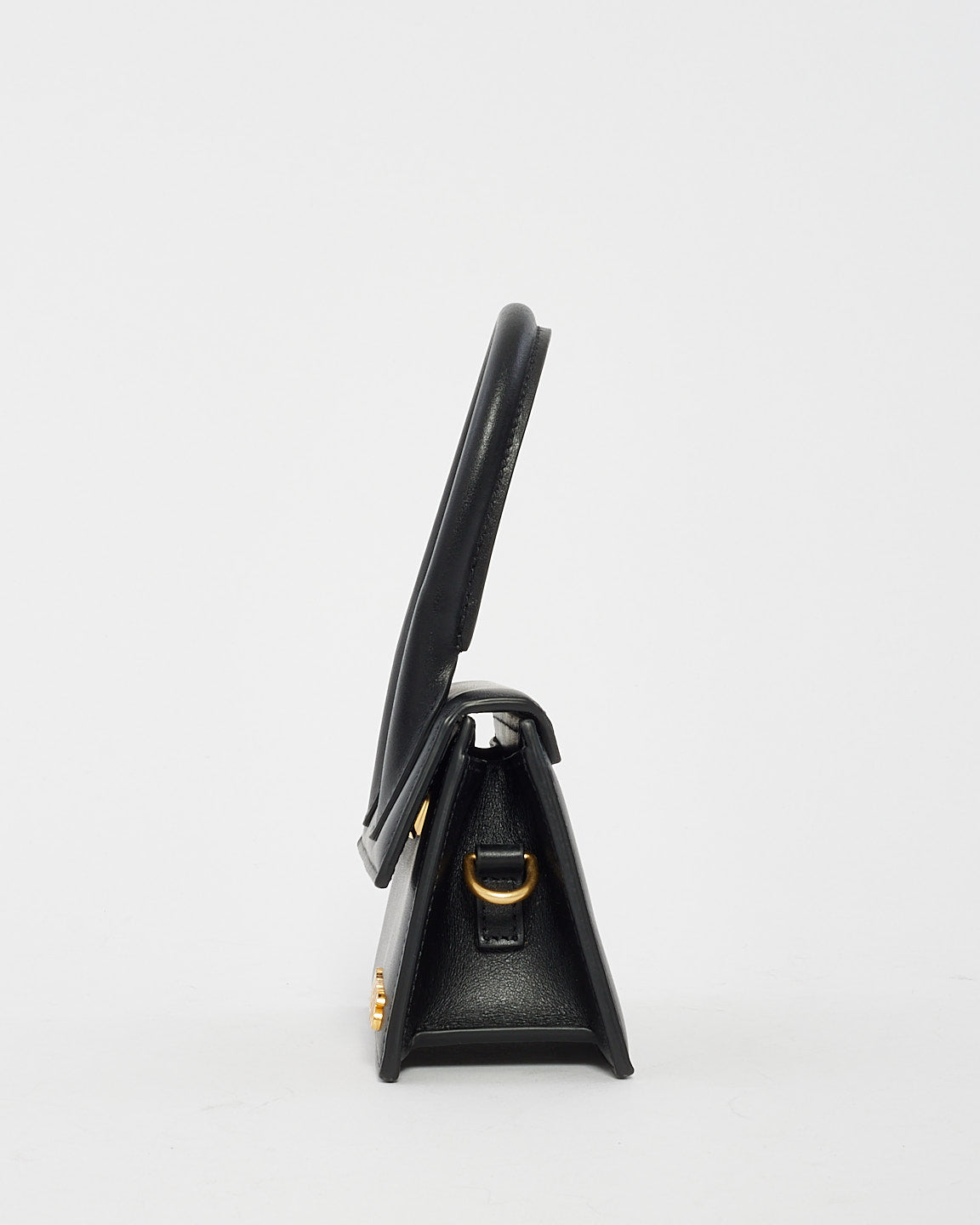 Jacquemus Black Leather Mini "Le Chiquito" Bag