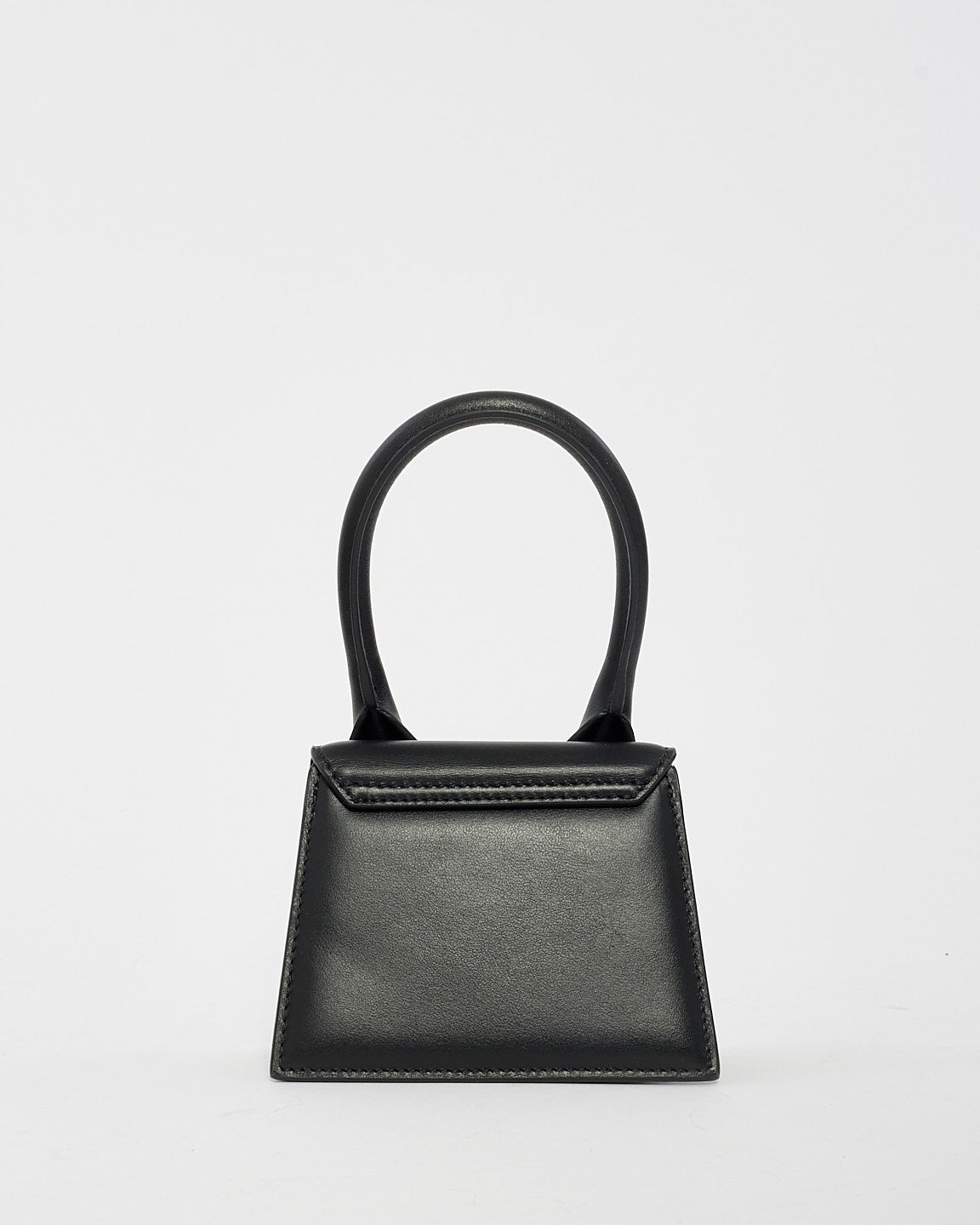 Jacquemus Black Leather Mini "Le Chiquito" Bag