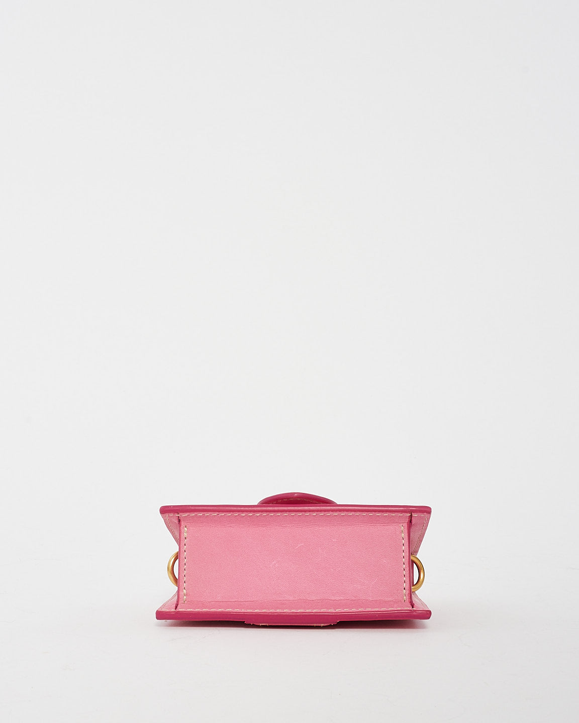 Jacquemus Pink Leather "Le Petit Bambino" Coin Pouch Bag