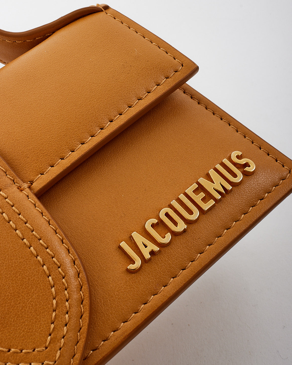 Jacquemus Beige Leather Le Bambino Mini Clutch Bag