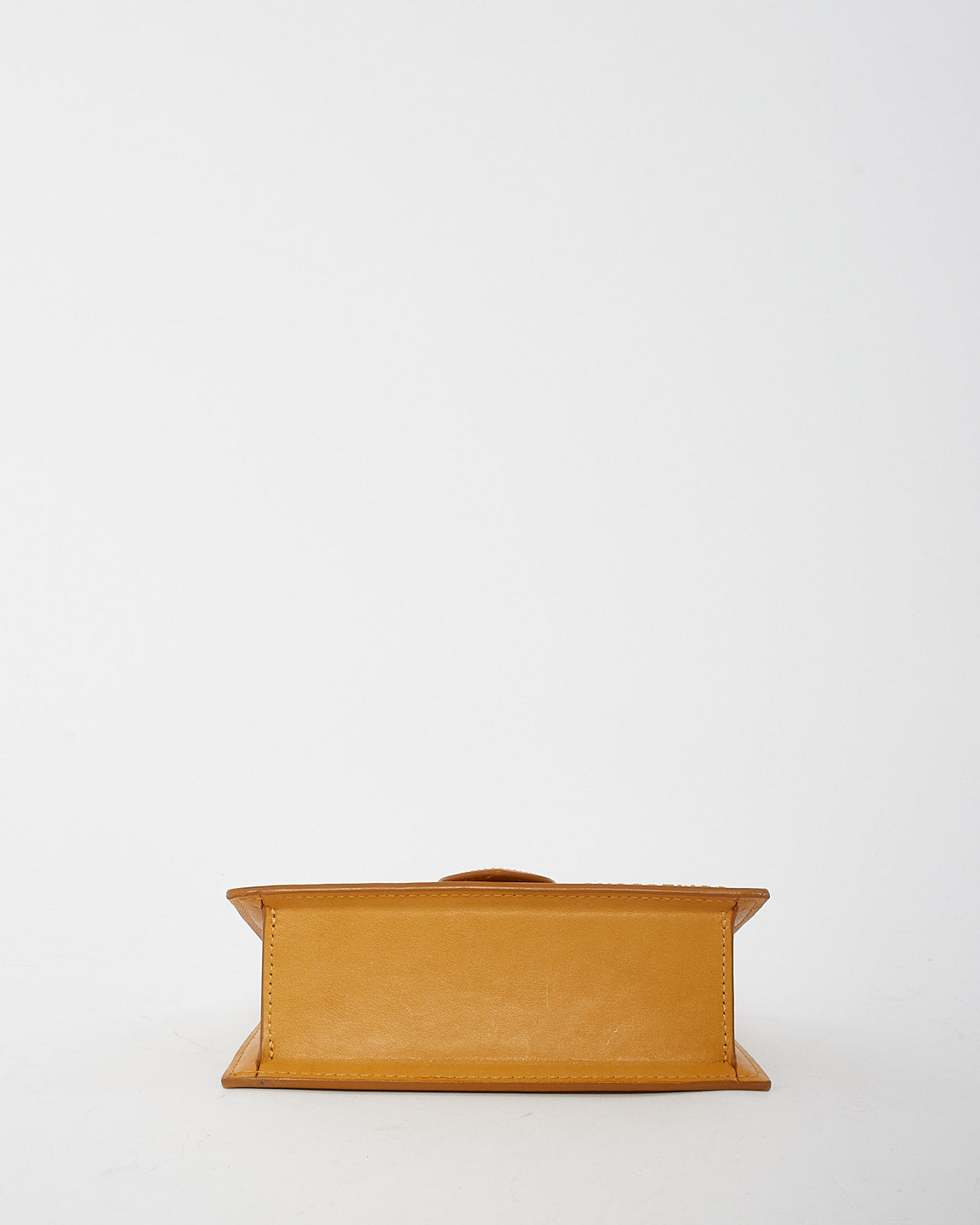 Jacquemus Beige Leather Le Bambino Mini Clutch Bag