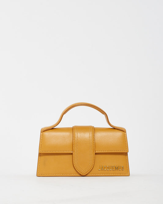 Jacquemus Beige Leather Le Bambino Mini Clutch Bag