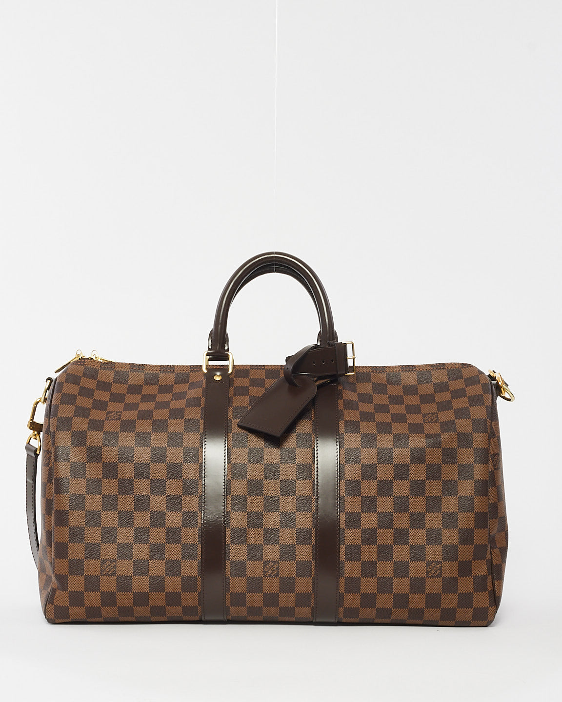 Louis Vuitton Damier Ebene Canvas Keepall Bandoulière 45