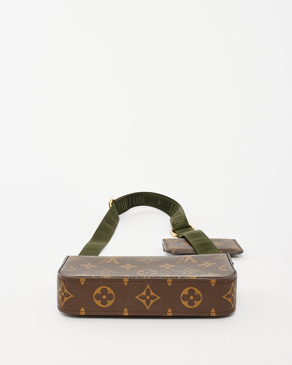 Louis Vuitton Monogram Canvas Félicie Strap 
Go Crossbody with Khaki Strap