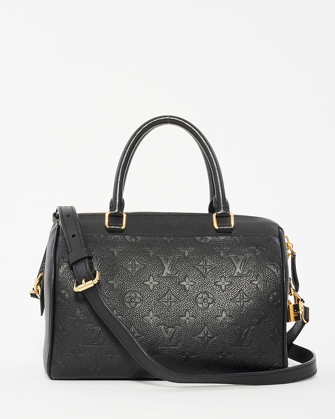 Louis Vuitton Black Monogram Empreinte Speedy 25 Bandoulière