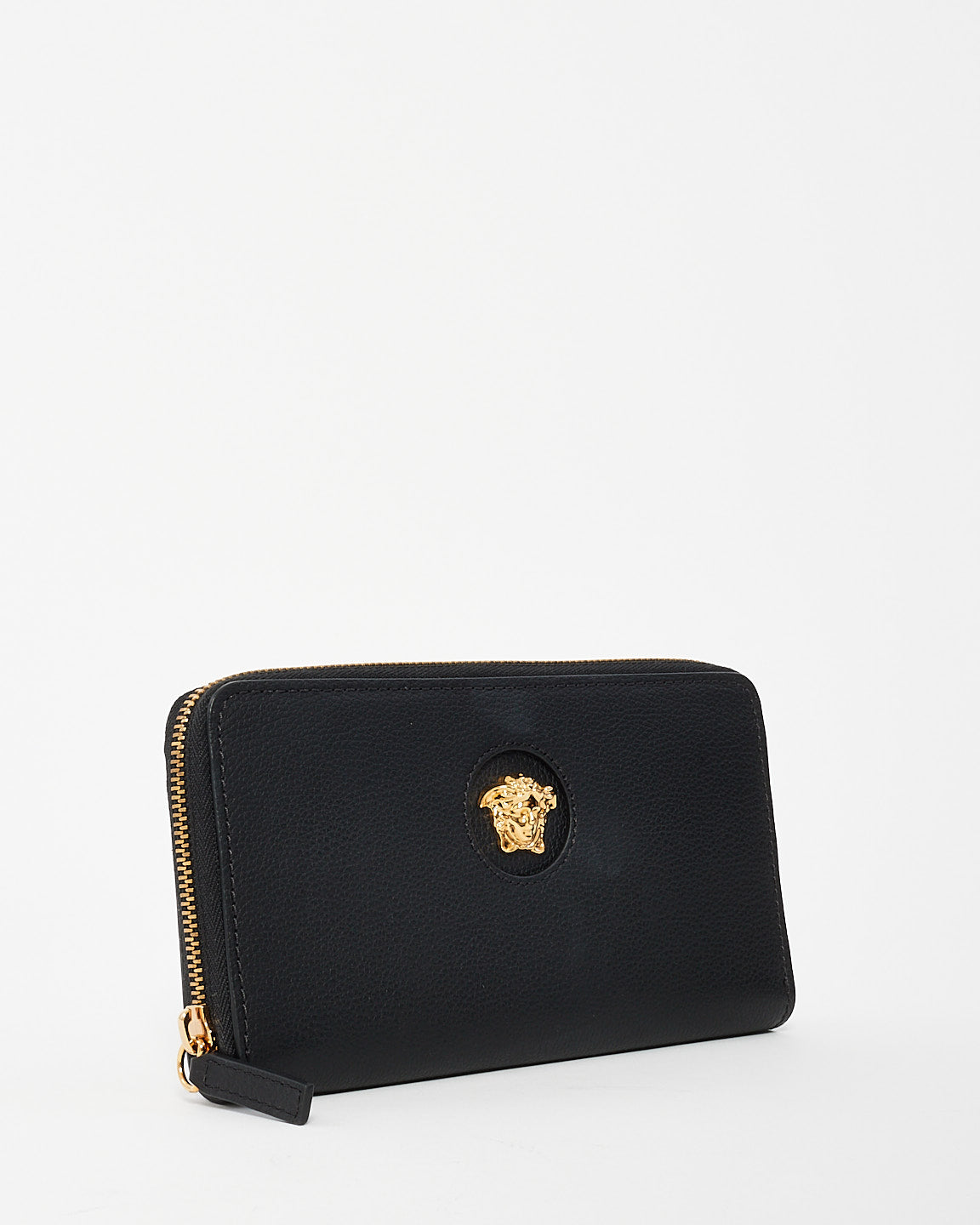 Versace Black Leather Medusa Wallet